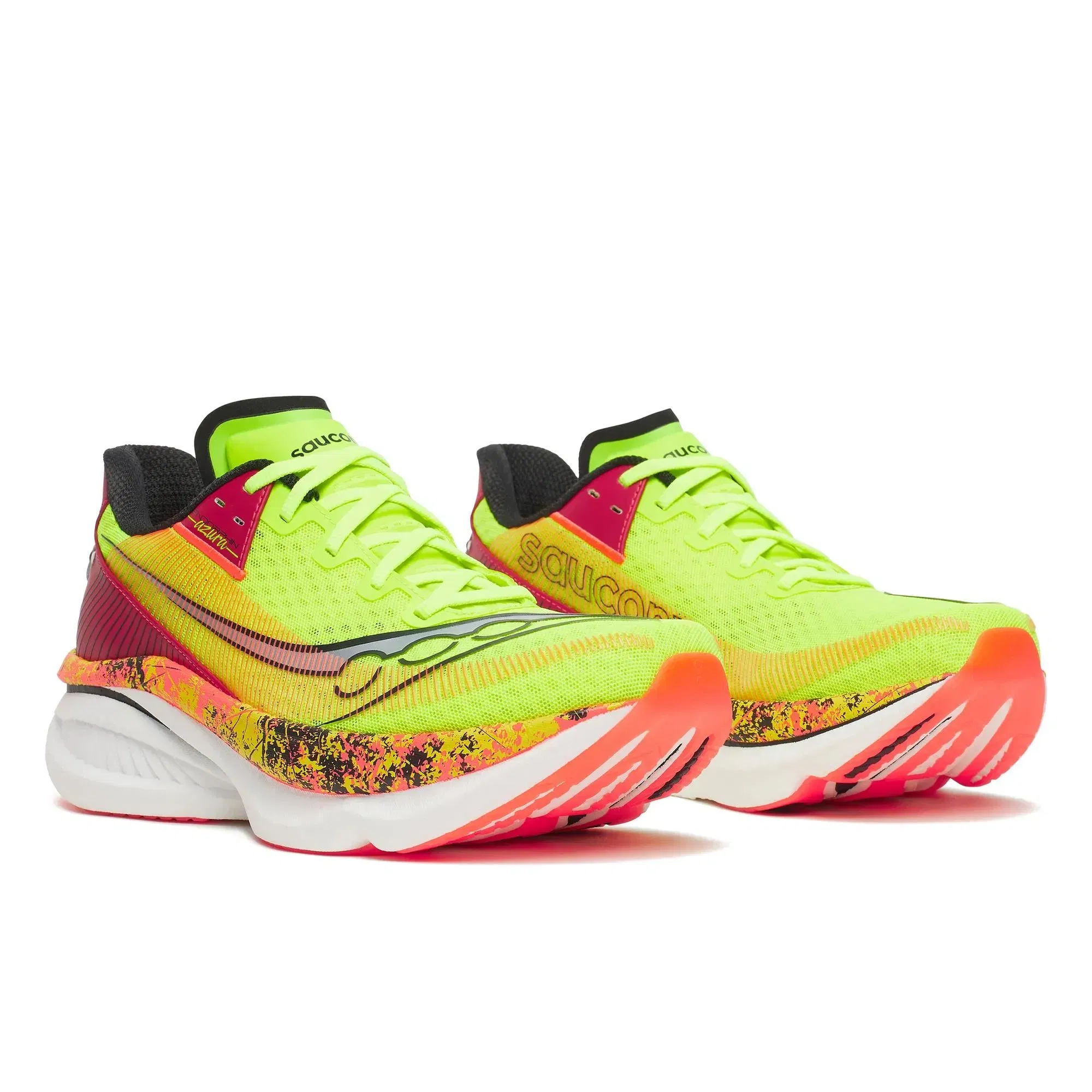 Saucony Men's Endorphin Azura Hi Octane Citron | Black
