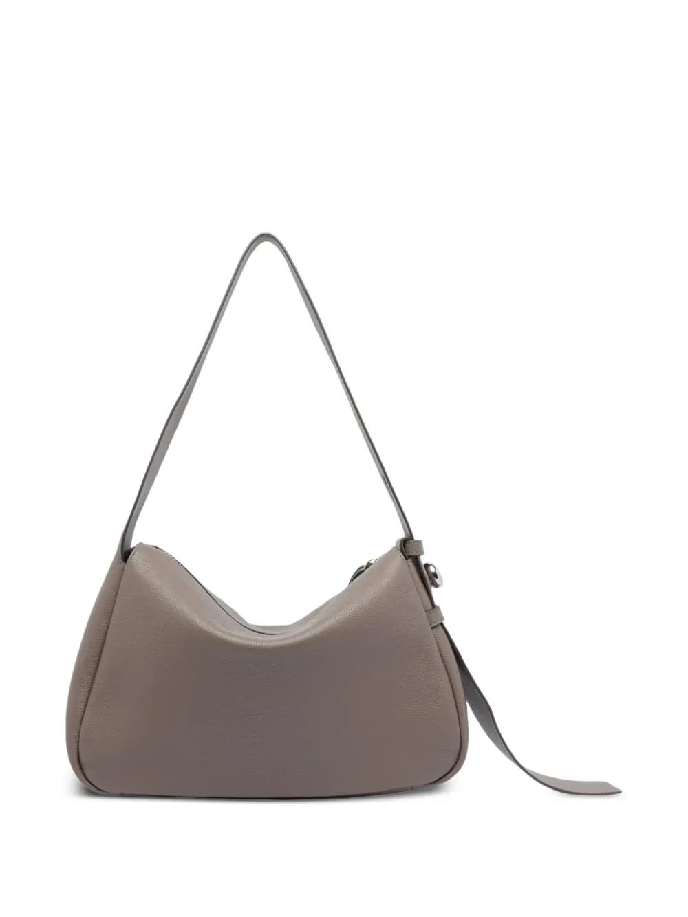 Romy zip-fastening leather shoulder bag