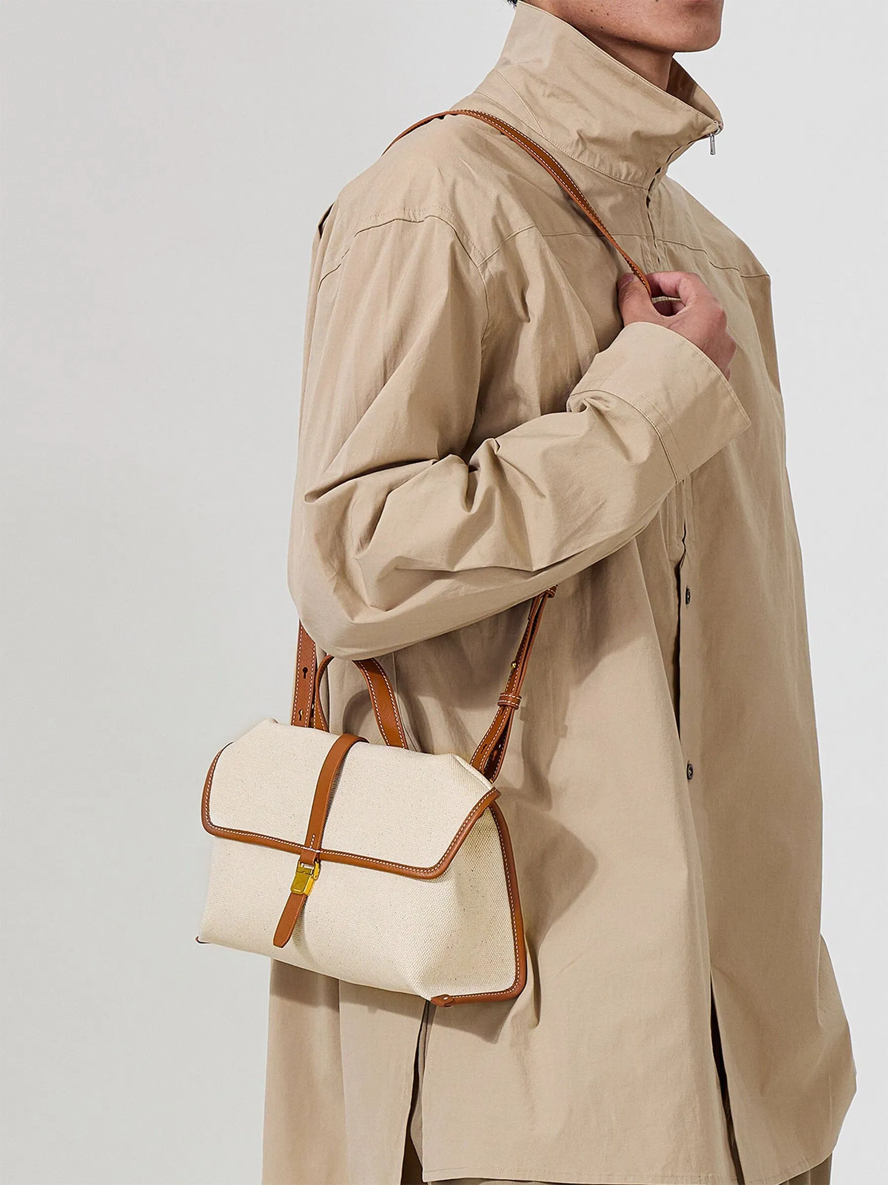 Songmont Small Shan Satchel Bag Canvas