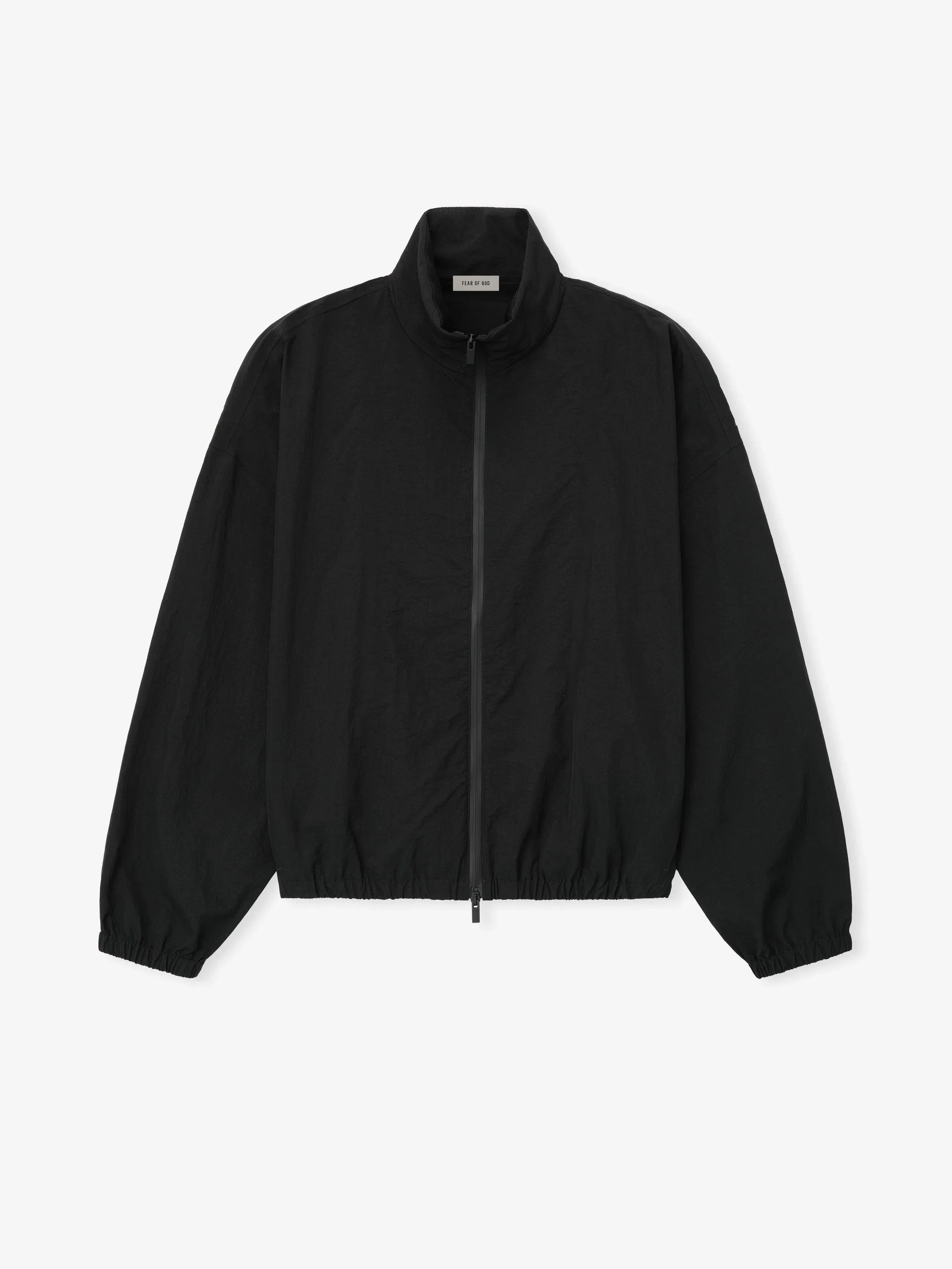 Essentials Nylon Ripstop Tech Track Jacket Black