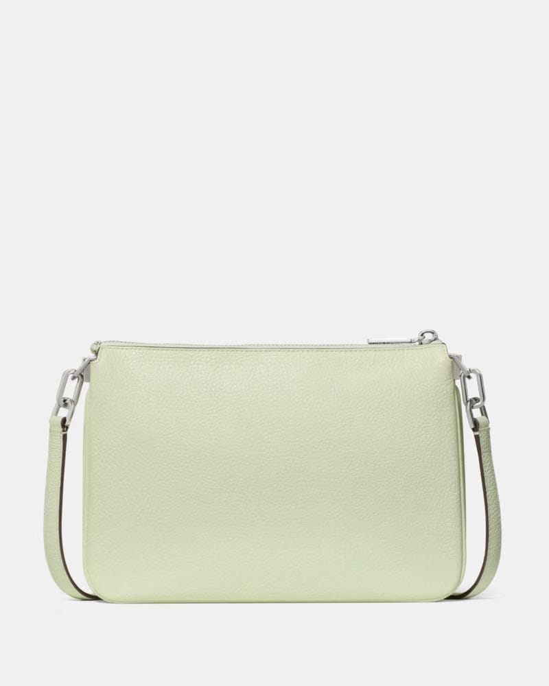 KateSpade Kayla Triple Crossbody Bag Lime Frosting
