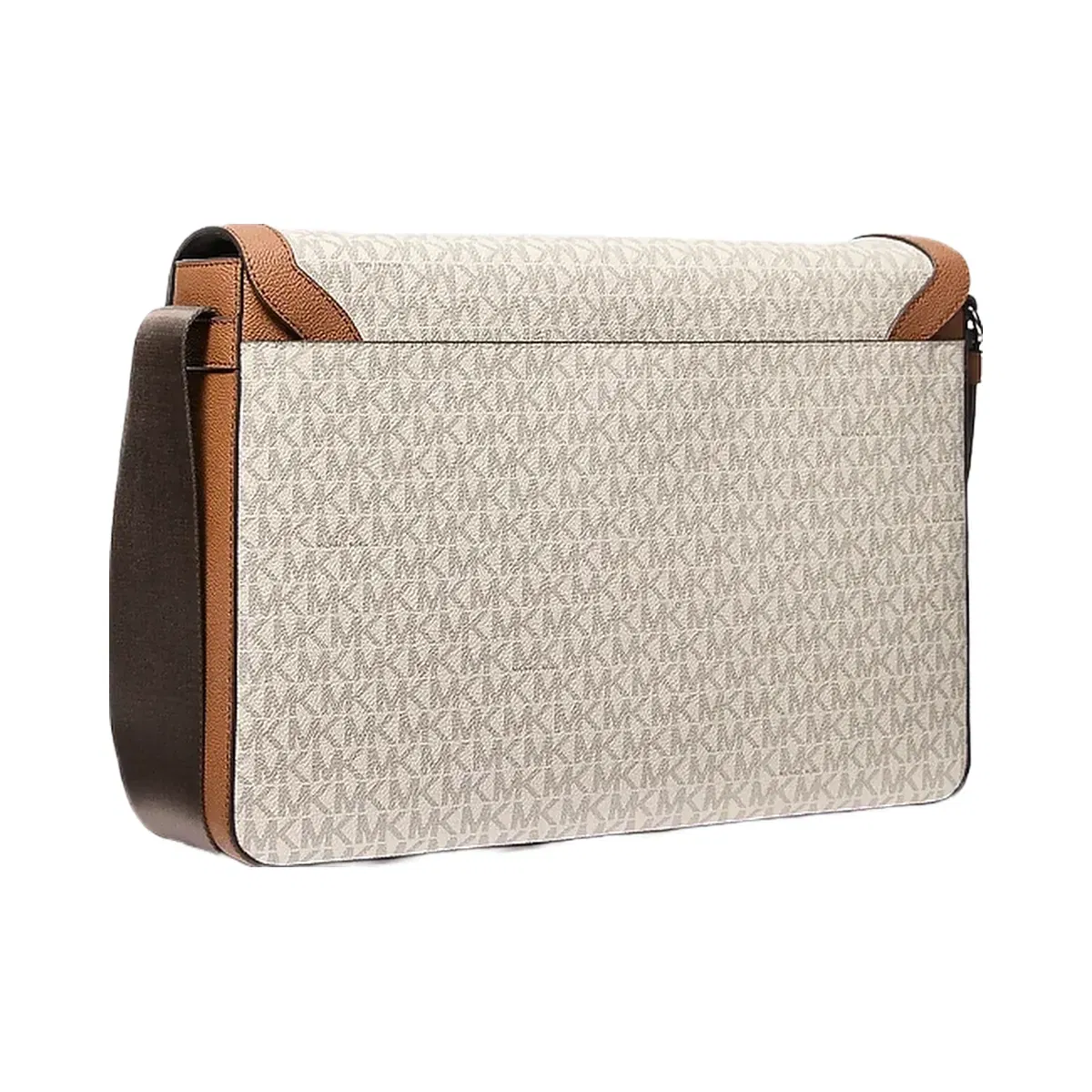 Michael Kors Pacey Embellished Signature Logo Messenger Bag Vanilla Combo