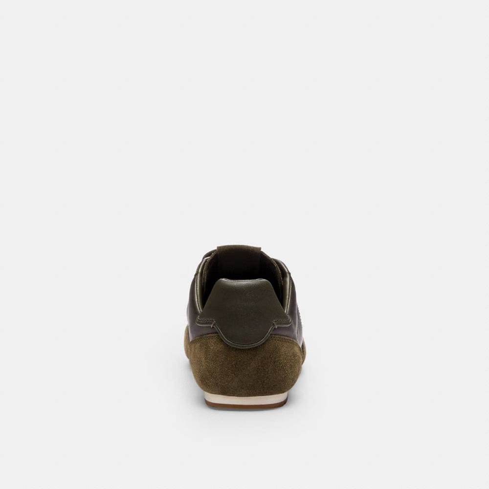 Women's Coach Flat Sneaker Olive