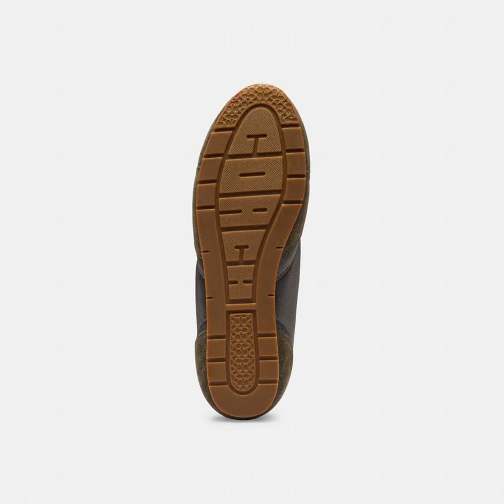 Women's Coach Flat Sneaker Olive