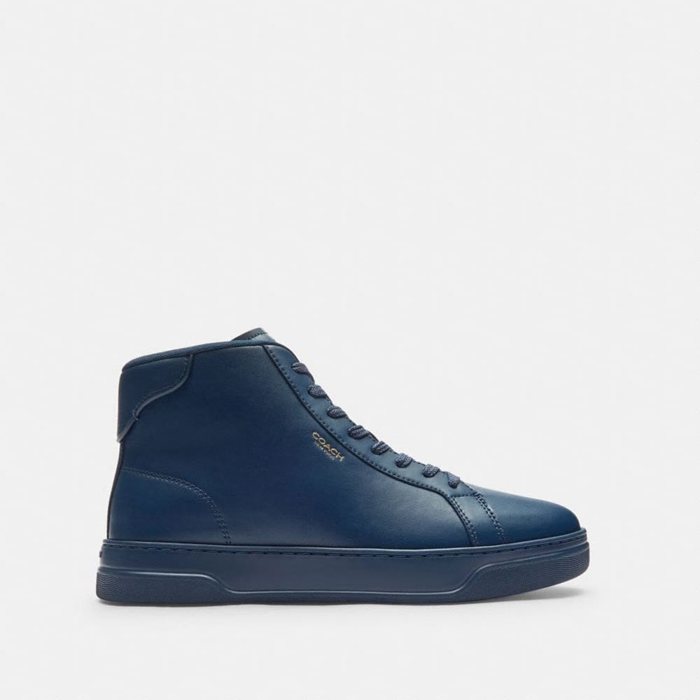 Men's Coach High Line High Top Sneaker Deep Blue