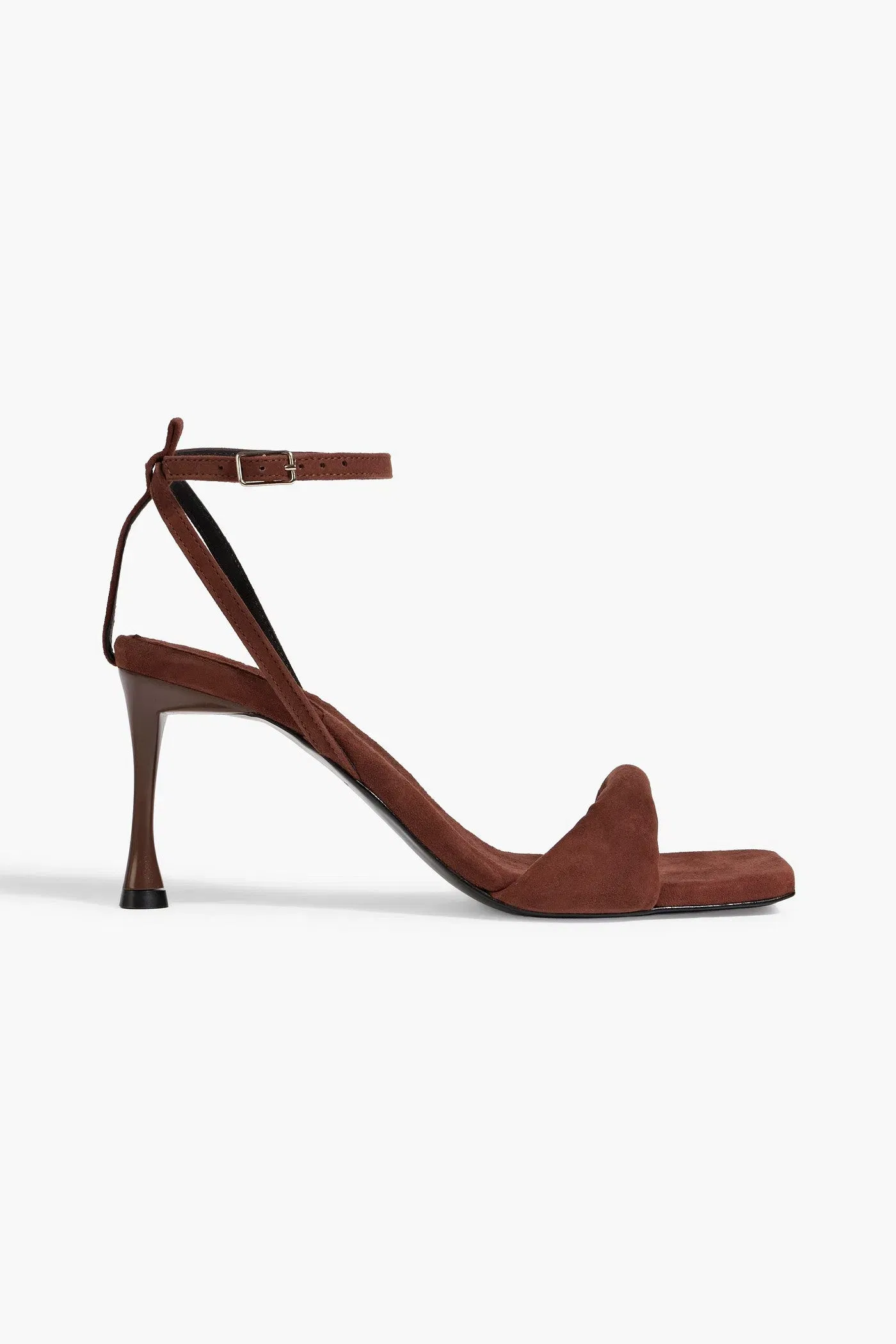 Tibi Hugh Suede Sandals Brown Women's
