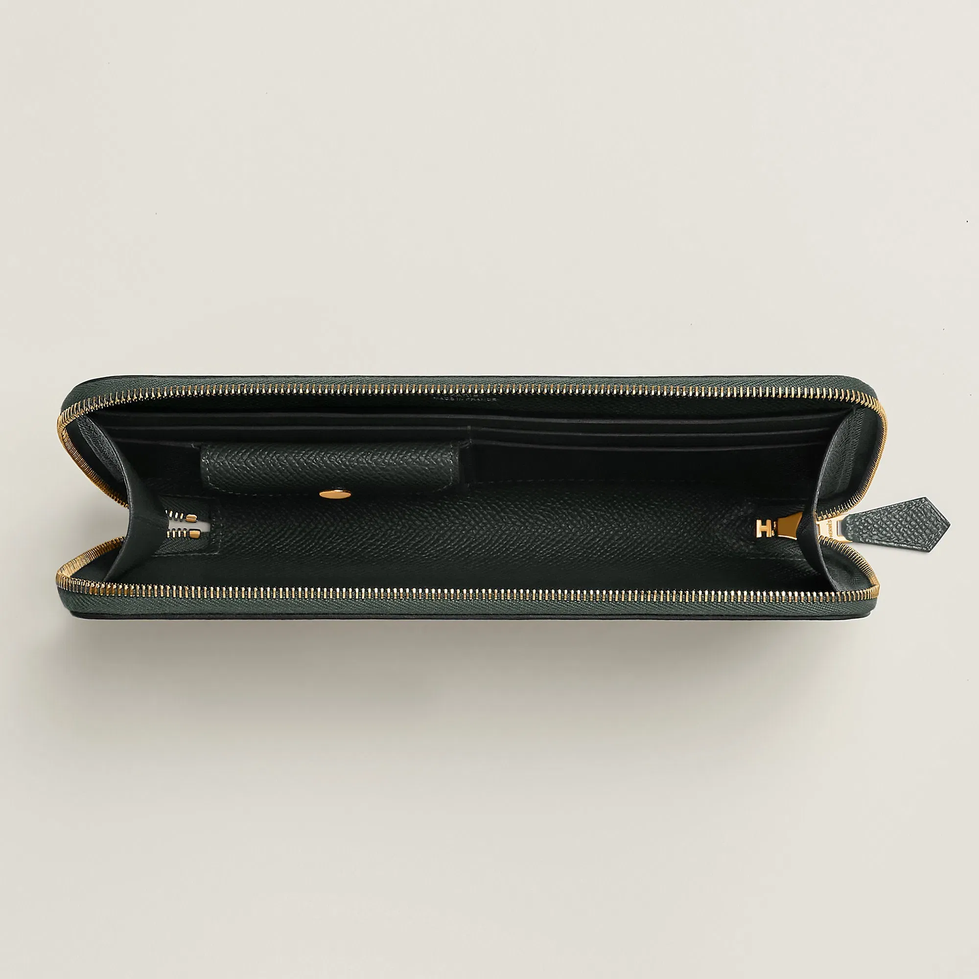 Hermes Macaron To Go Wallet Vert Mangrove
