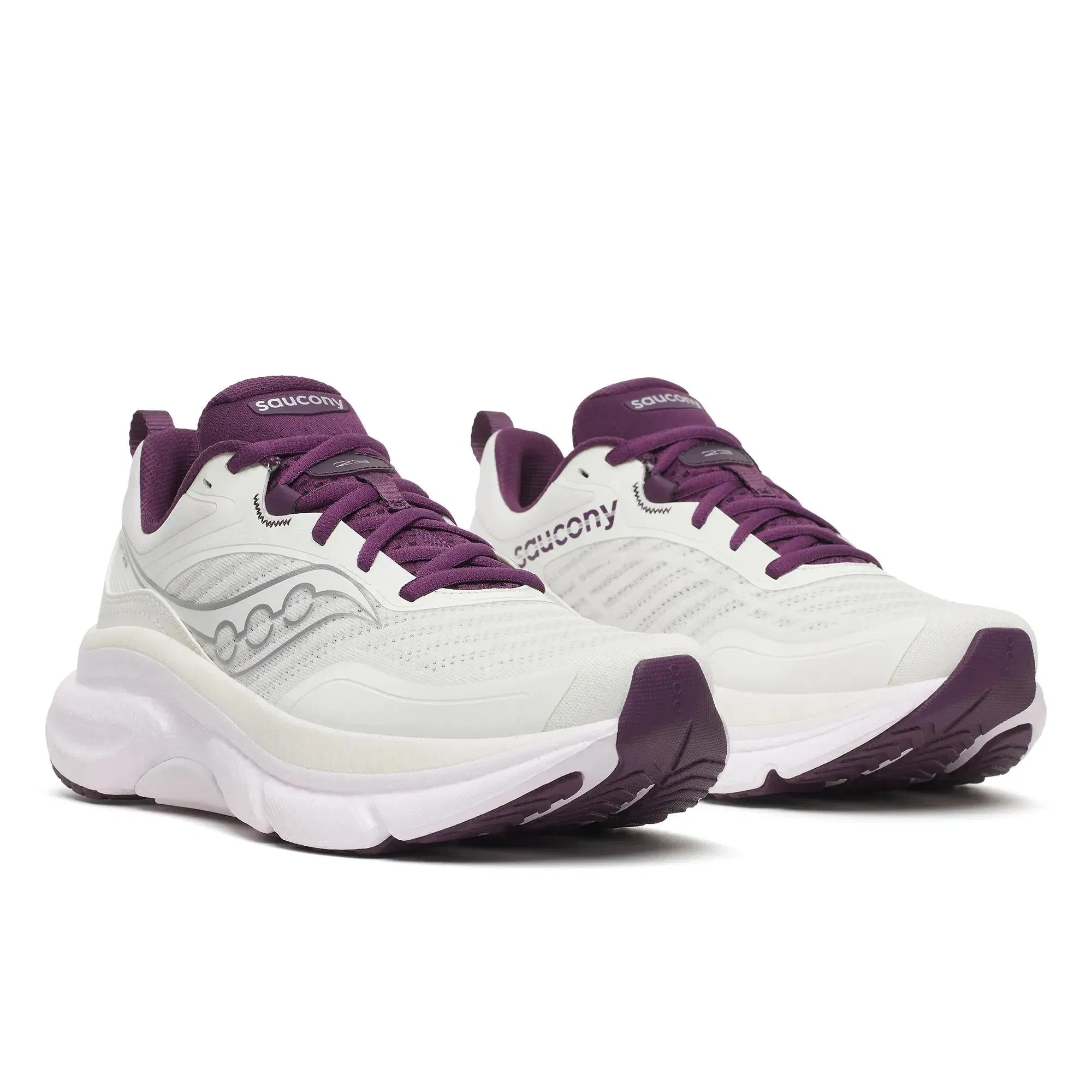Saucony Women's Omni 23 ST Ivory | Eggplant