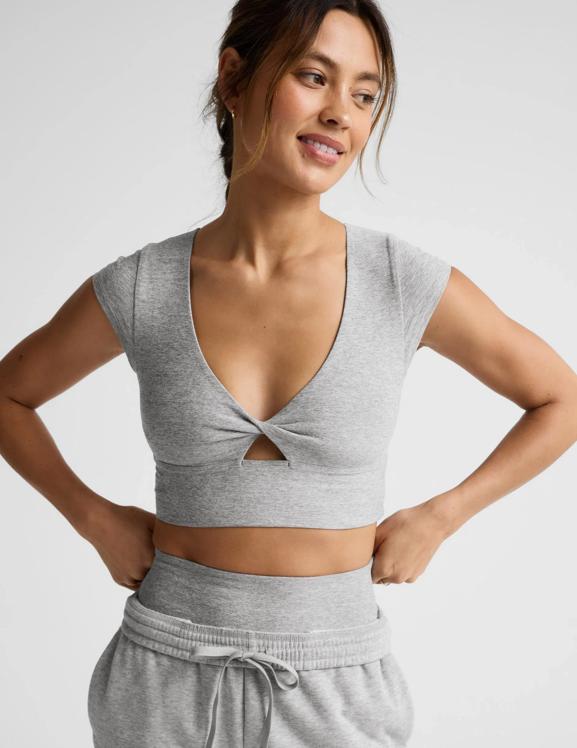 Beyond Yoga Spacedye Get It Twisted Cropped T-Shirt Women's