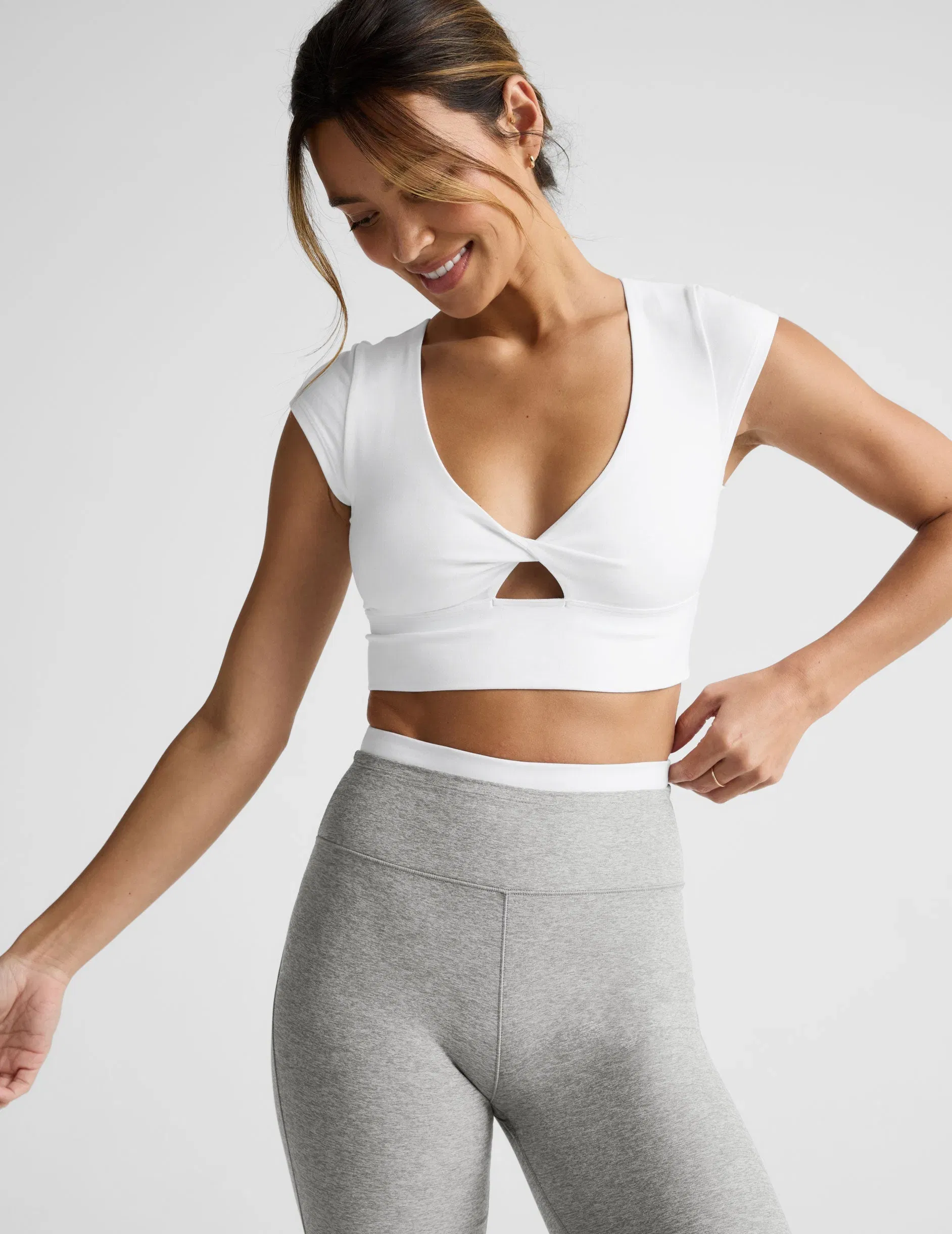 Beyond Yoga Spacedye Get It Twisted Cropped T-Shirt Women's
