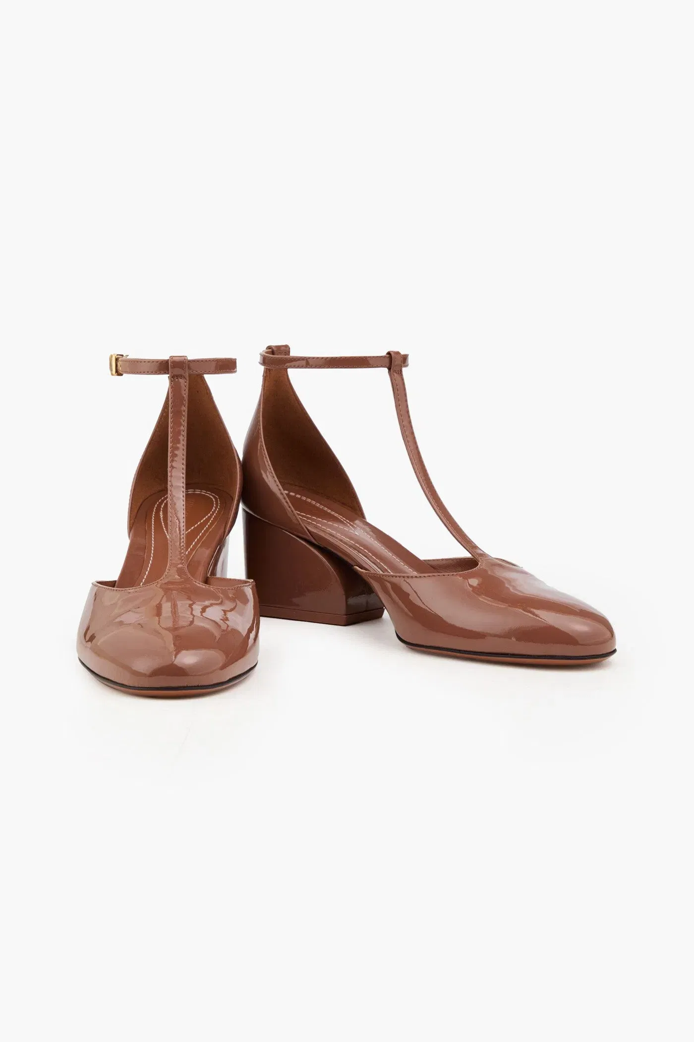 Zimmermann Patent-Leather Pumps Brown Women's