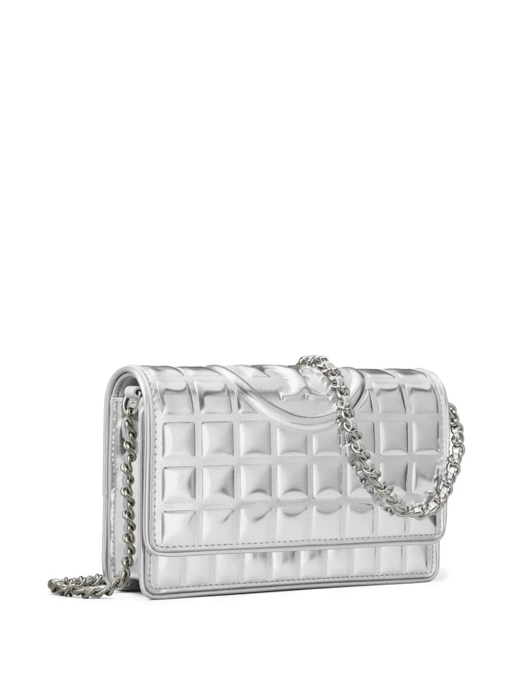 Fleming Metallic quilted cross body bag