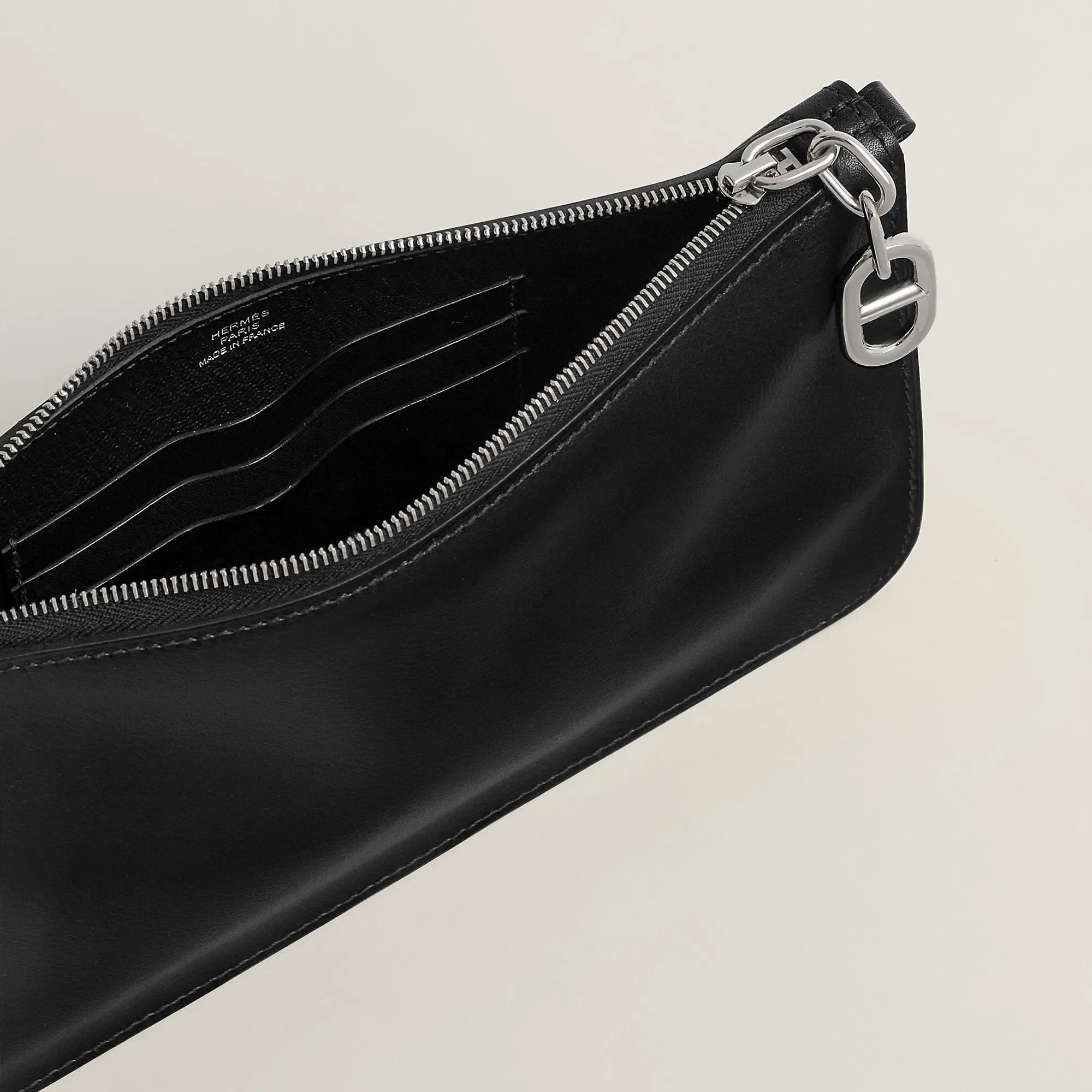 Hermes Zipengo Chaine D'Ancre To Go Pouch Biscuit