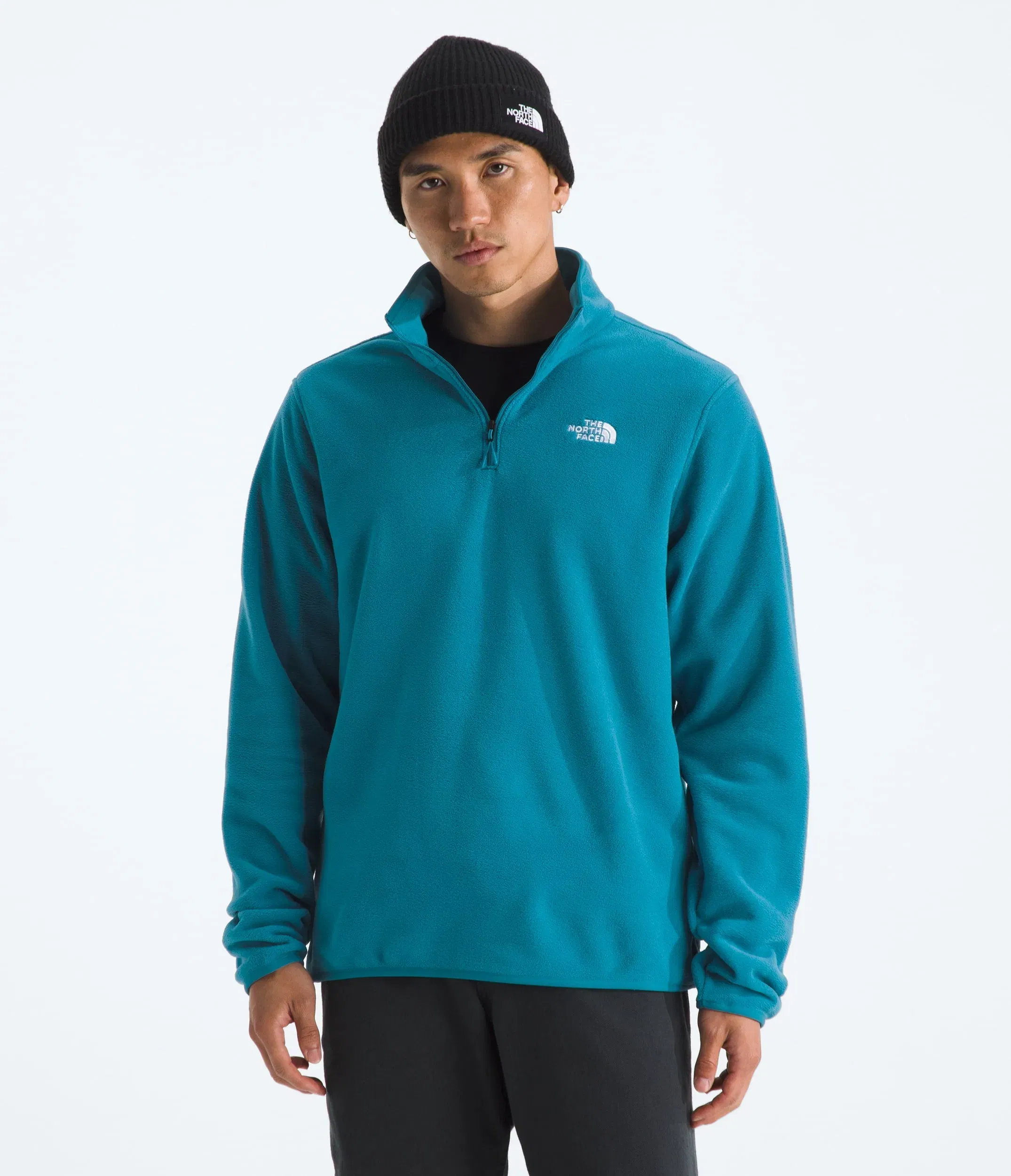 The North Face Men’s Glacier Fleece ¼-Zip Jacket Dusk Blue