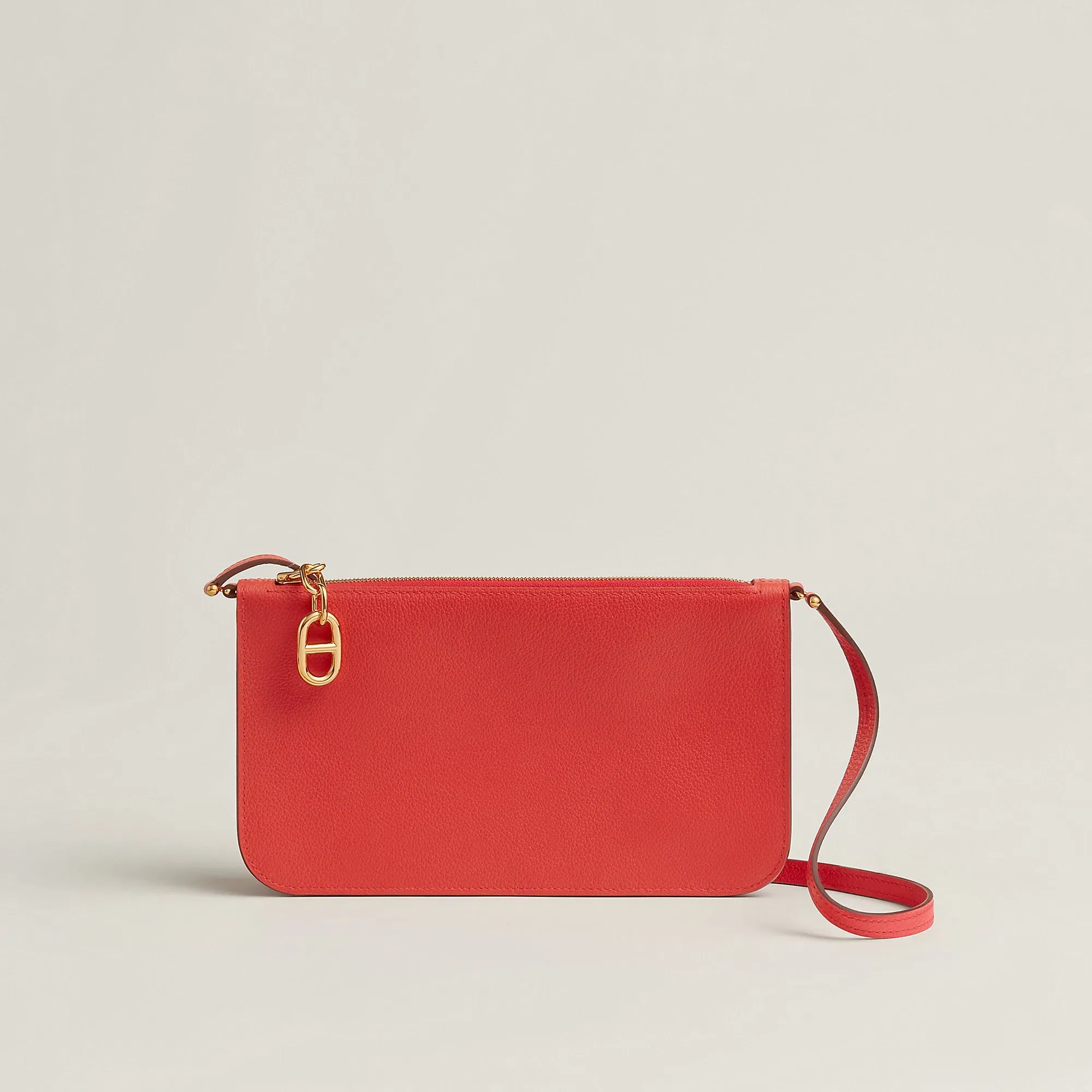 Hermes Zipengo Chaine D'Ancre To Go Pouch Biscuit