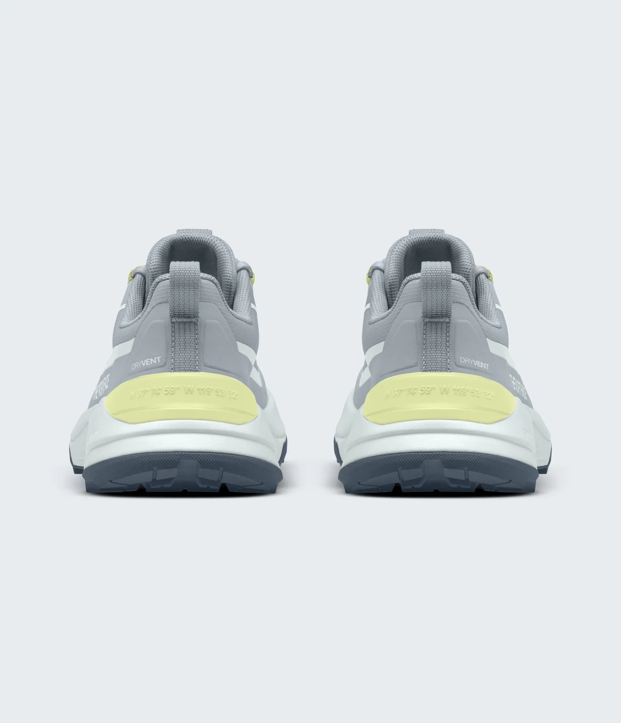 The North Face Womens Fastpack Waterproof Shoes Frost Grey-Lemon Mist Frost Grey-Lemon Mist