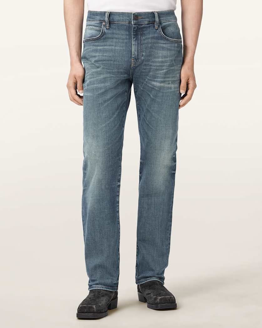 AllSaints Sid Skinny Fit Denim Jeans Vintage Indigo