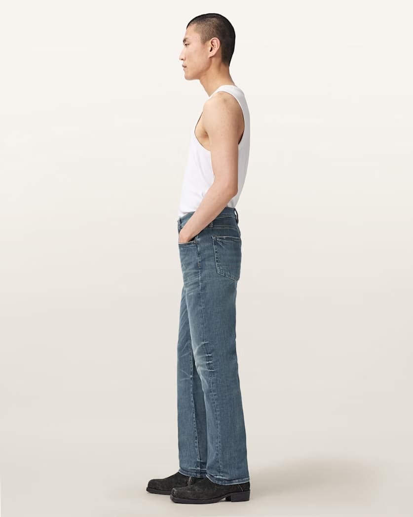 AllSaints Sid Skinny Fit Denim Jeans Vintage Indigo