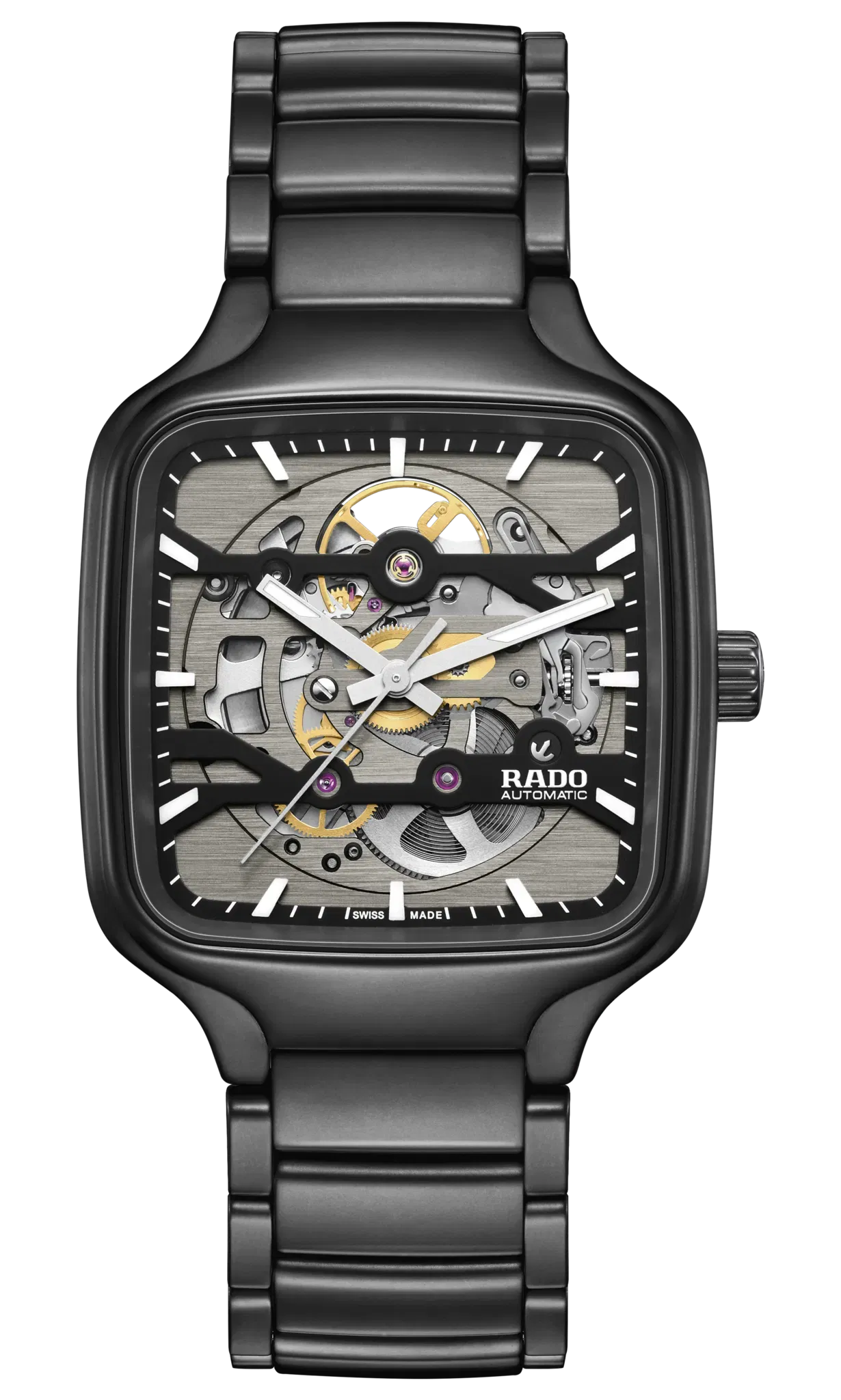 Rado True Square Automatic Skeleton Black r27197152