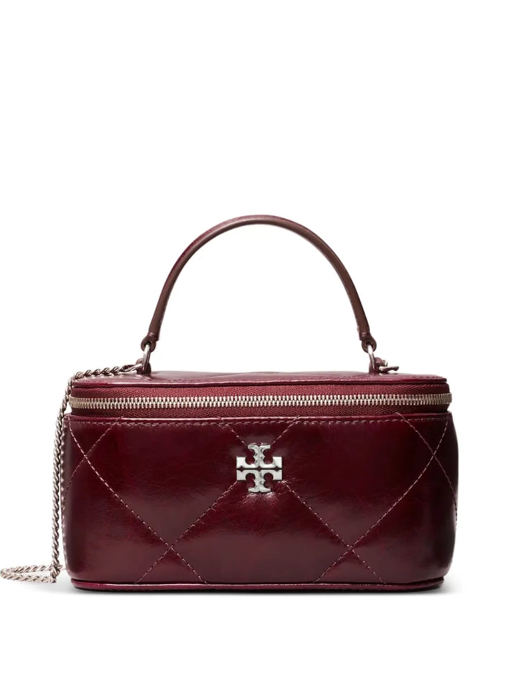 Kira quilted top-handle mini bag