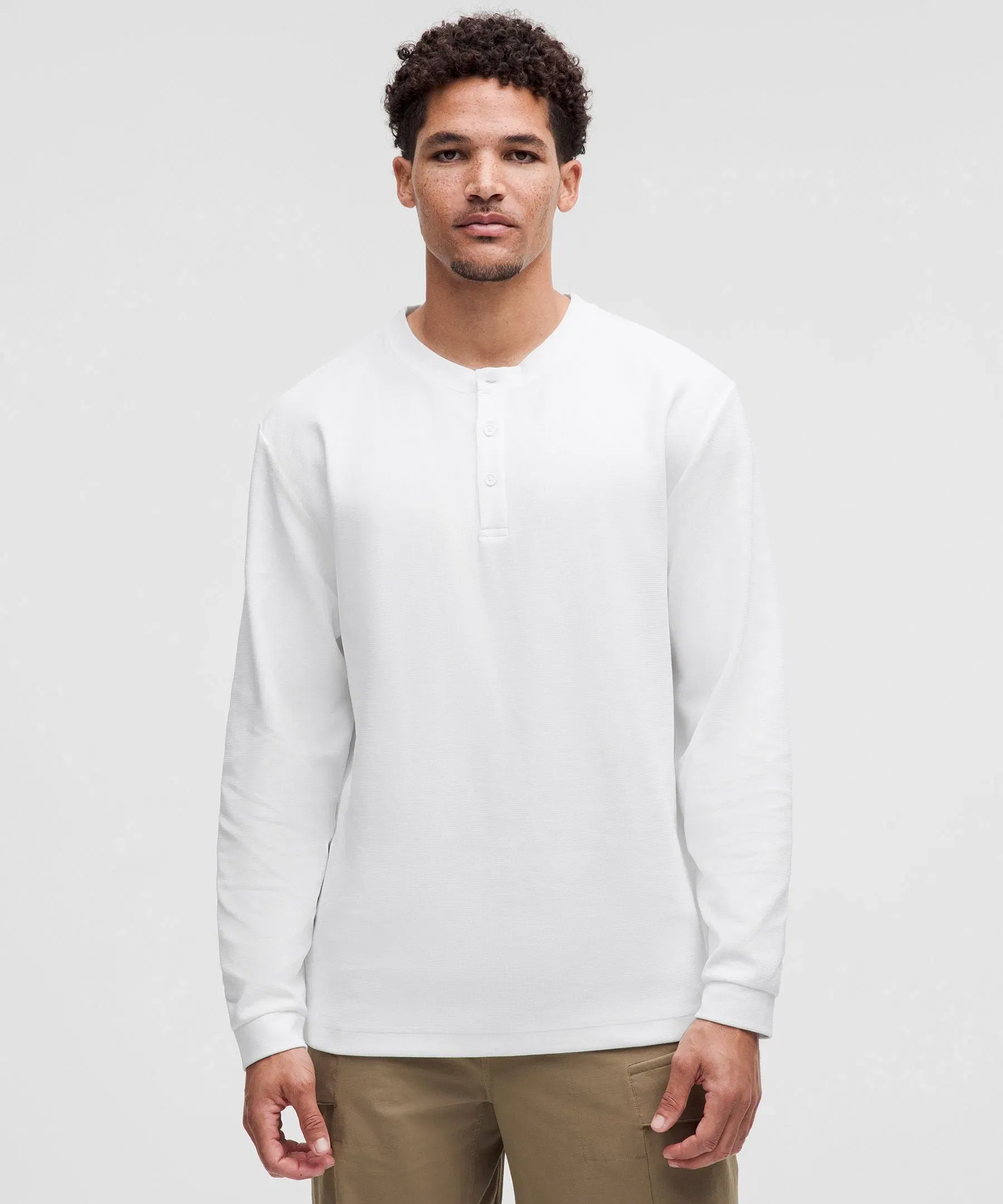 Lululemon Heavyweight Cotton Textured Henley