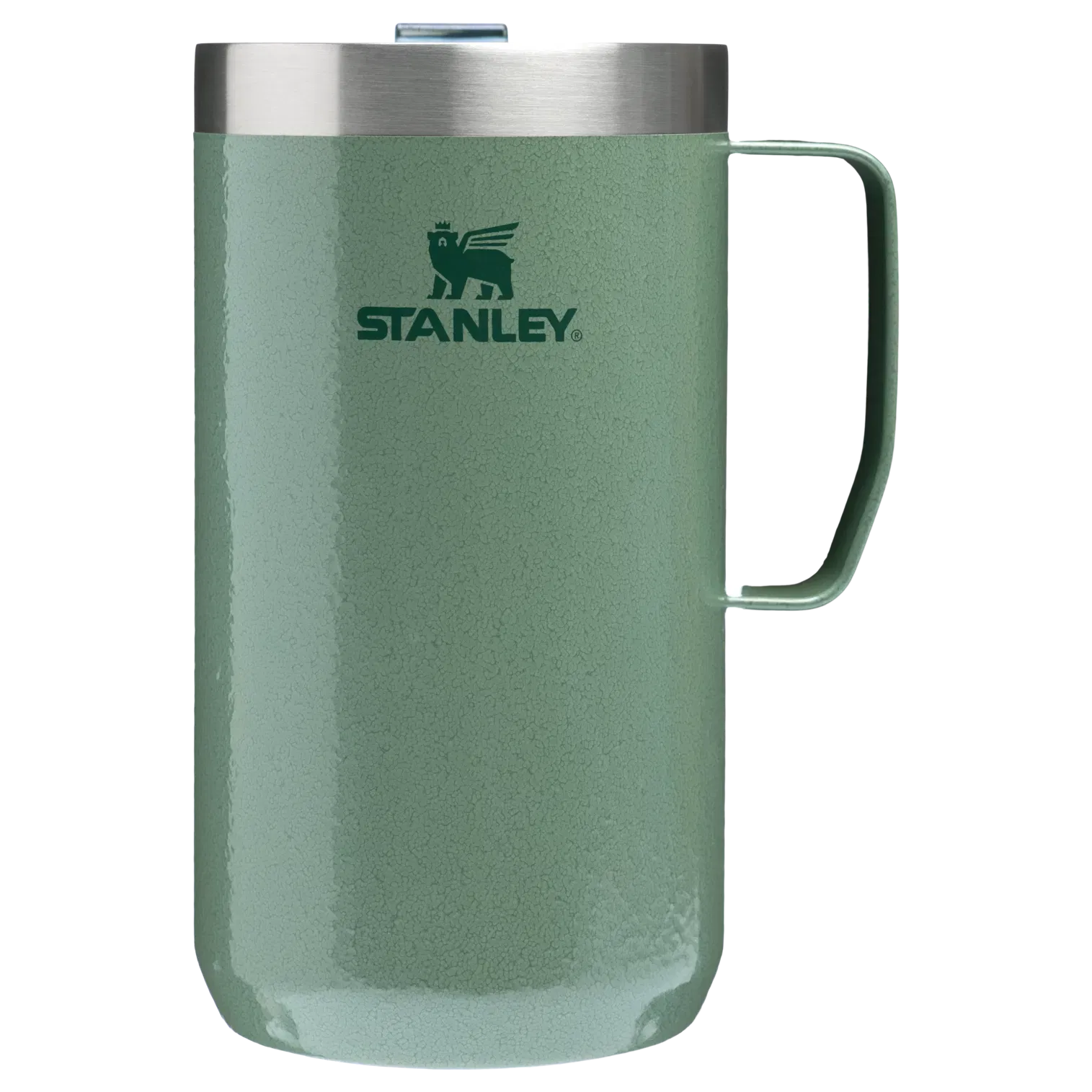 The Stay-Hot Camp Mug | 24 OZ - Stanley Create Hammertone Green