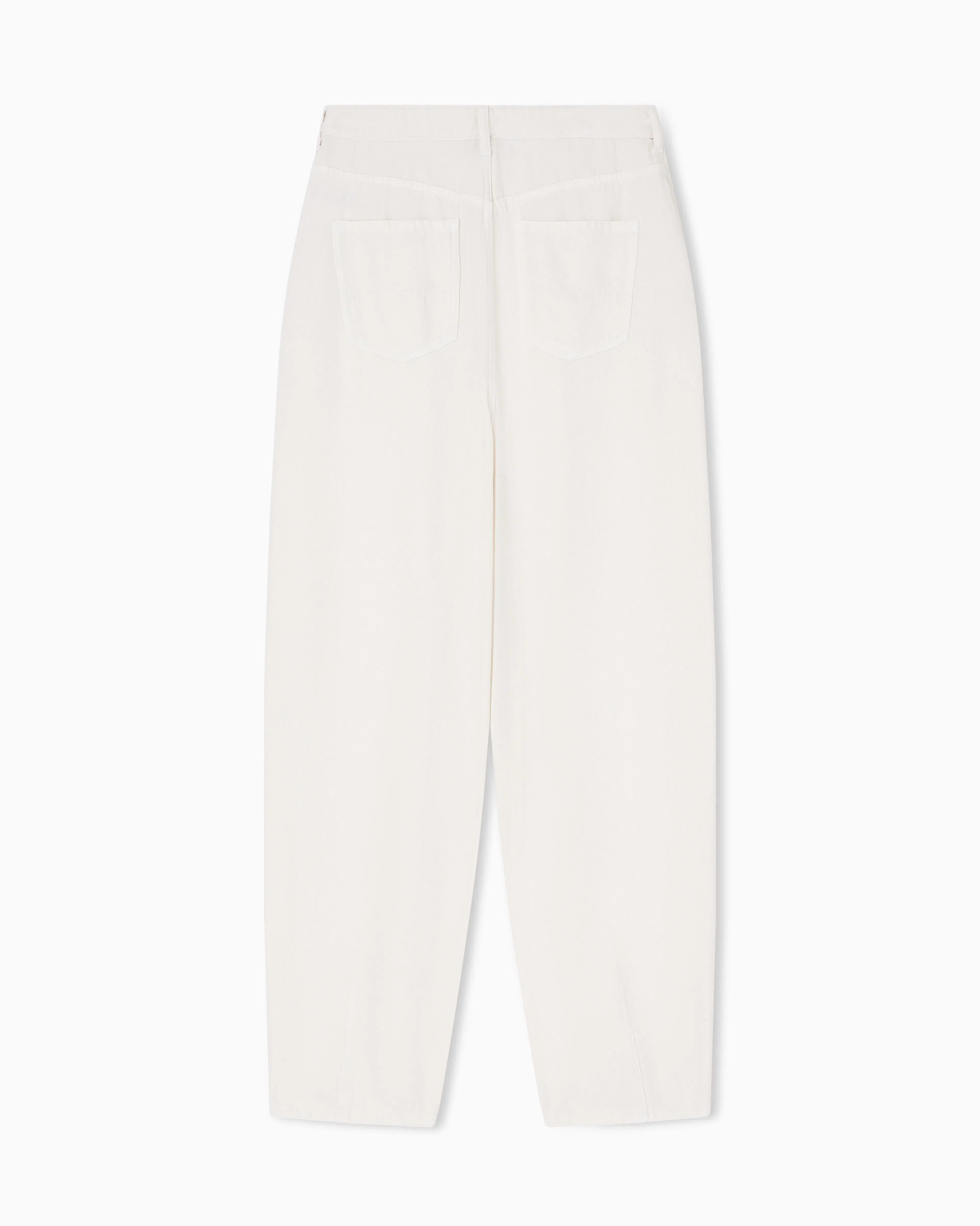 Emporio Armani J8H relaxed-fit garment-dyed Lyocell trousers