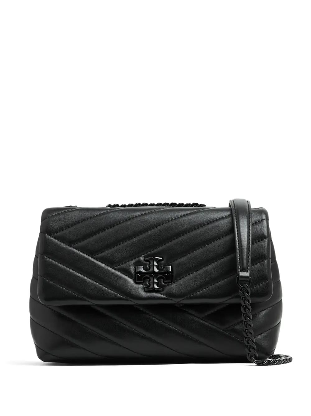 small Kira Chevron Powder coated convertible shoulder bag