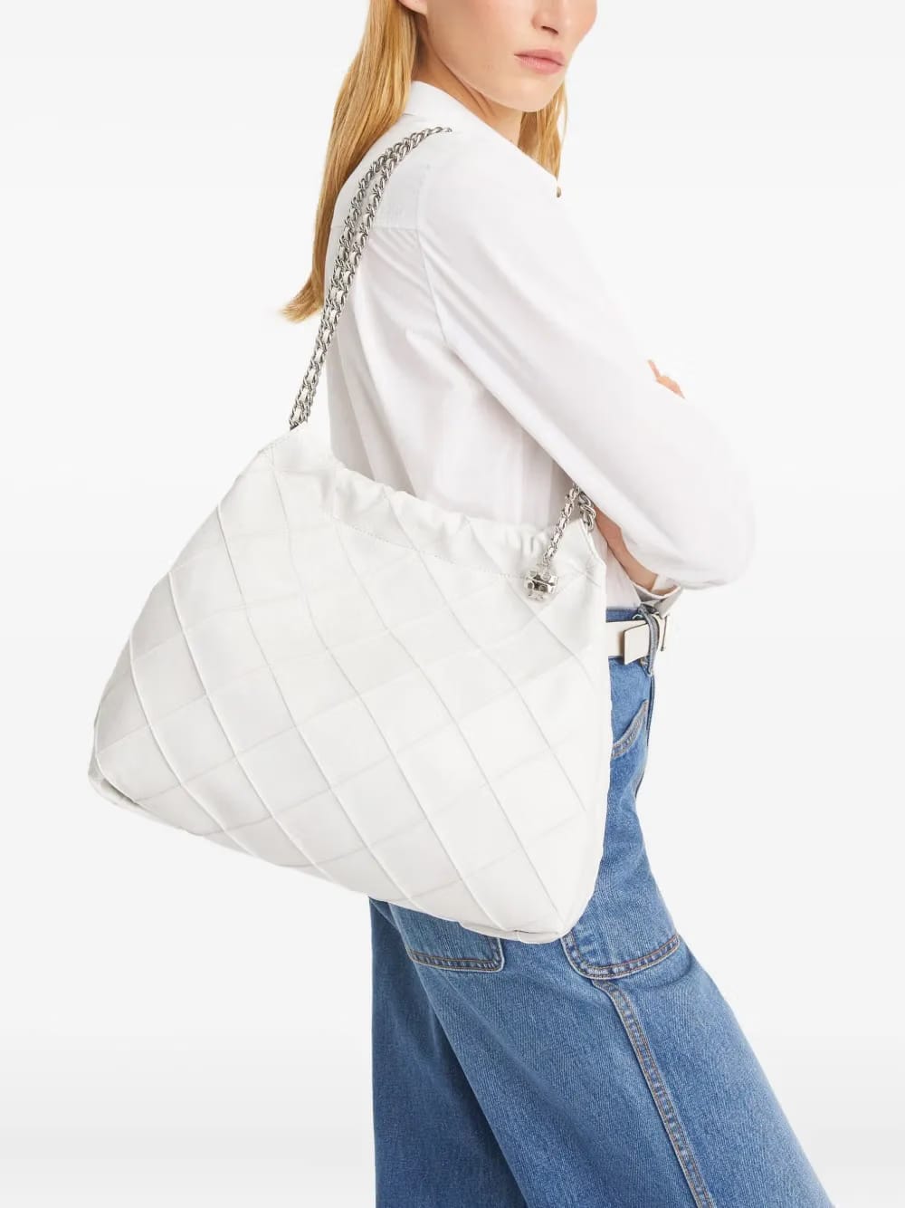 Fleming distressed tote bag