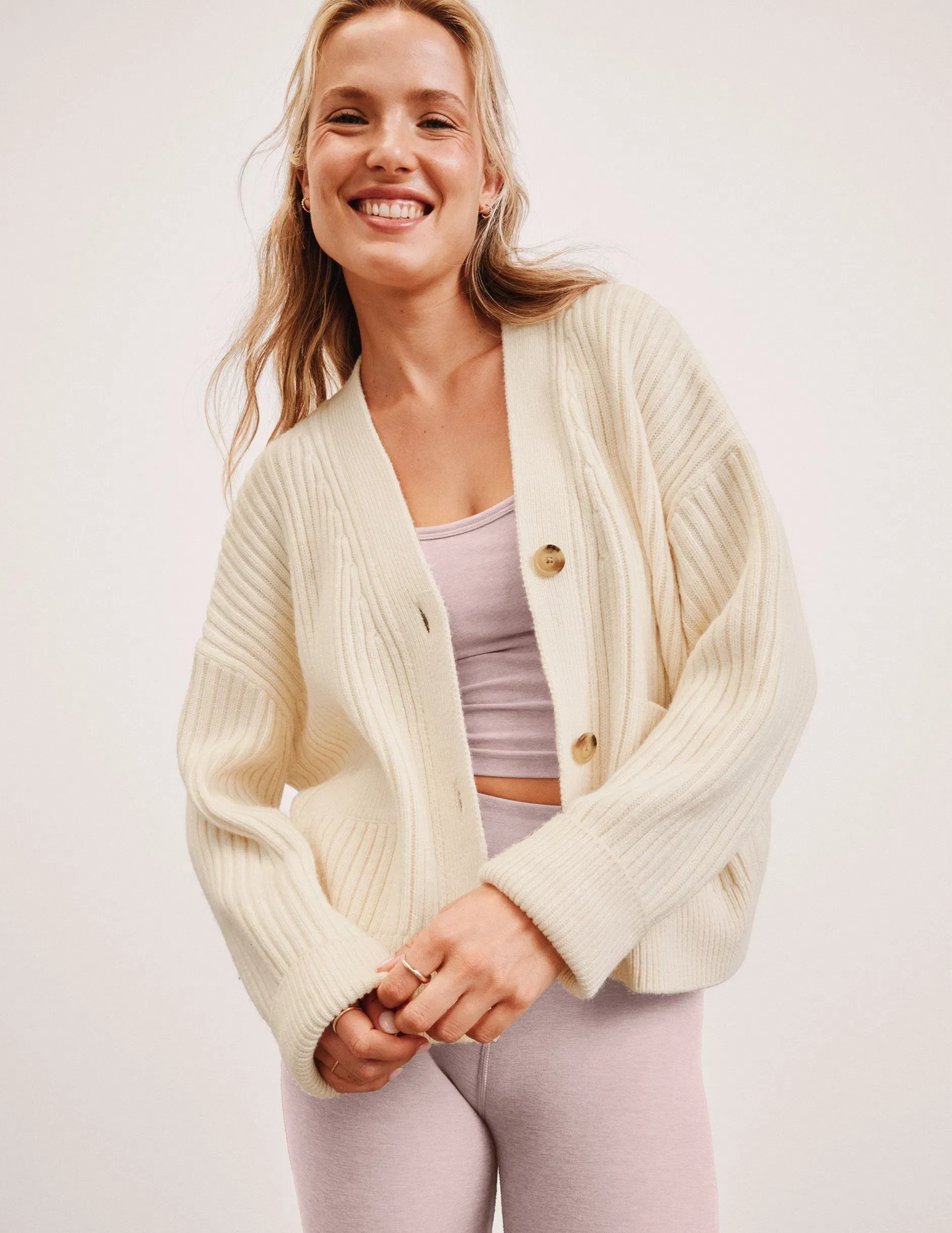 Beyond Yoga Wool Blend Cardigan Women's