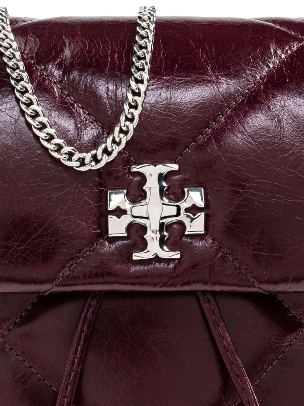 quilted leather backpack