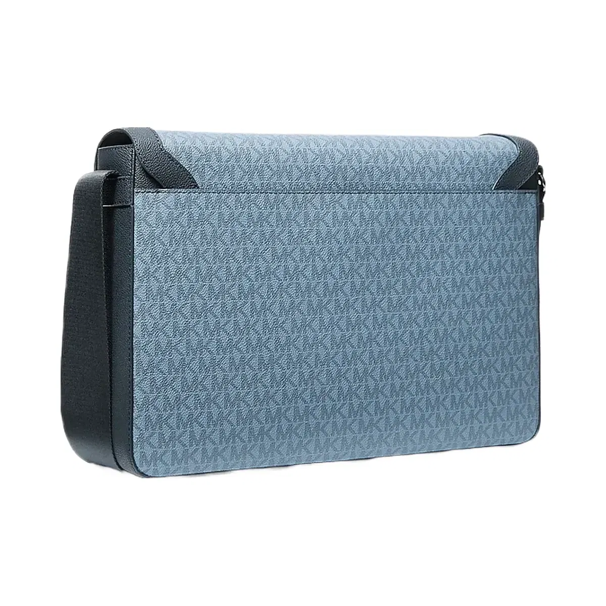 Michael Kors Pacey Embellished Signature Logo Messenger Bag Denim