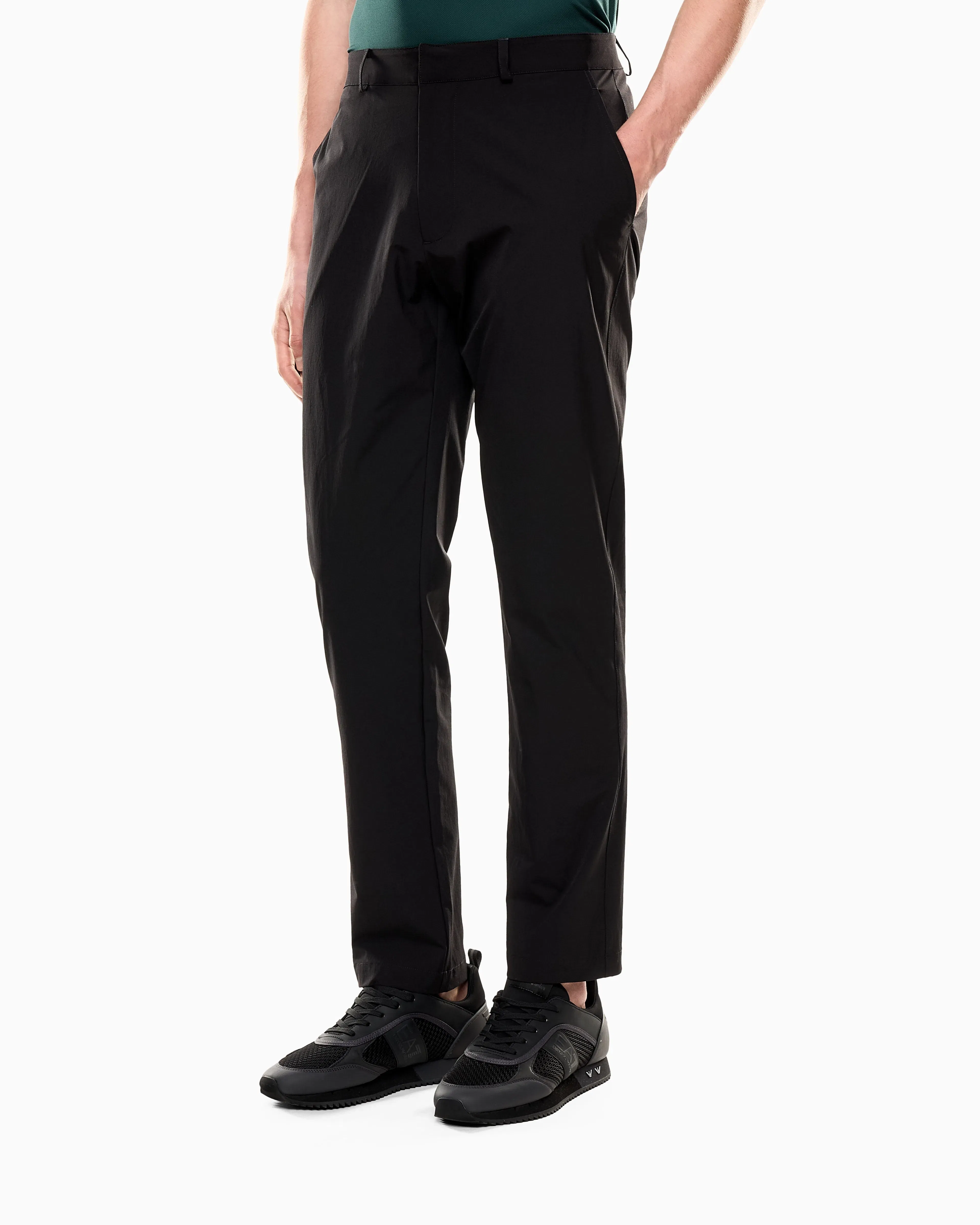EA7 Ventus trousers in technical fabric with pockets Golf Pro
