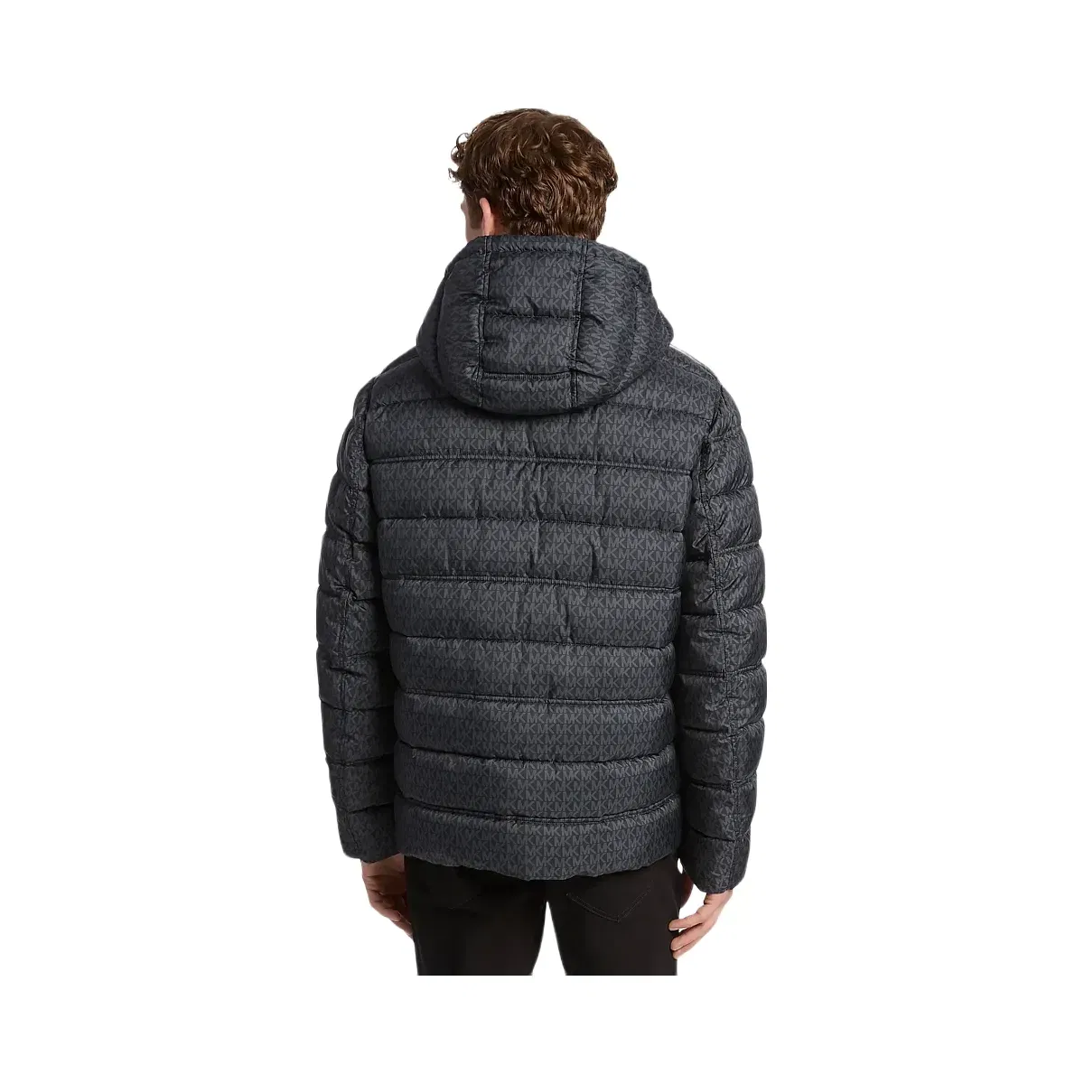 Michael Kors Signature Logo Reversible Jacket Black