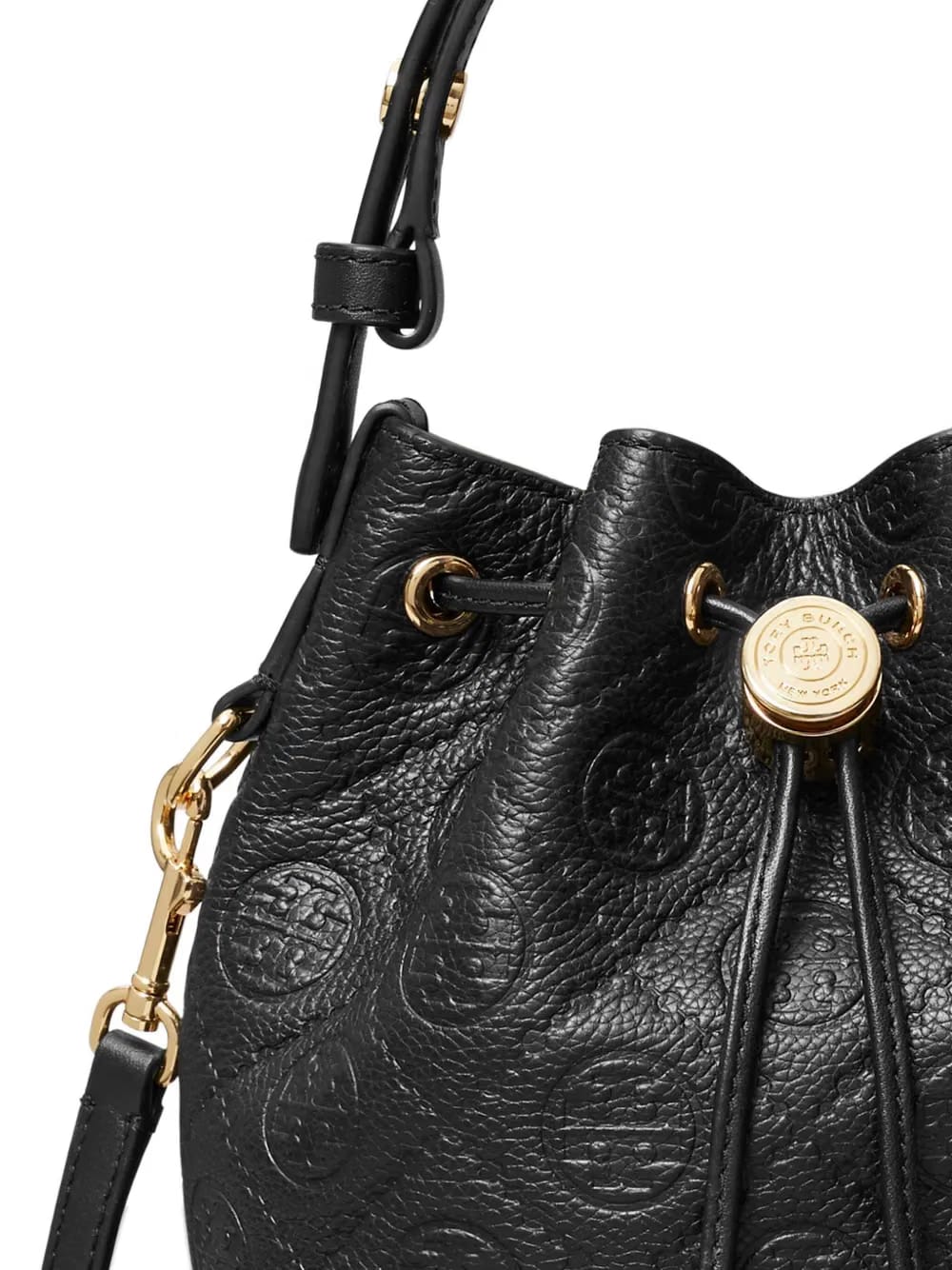 T-Monogram quilted leather bucket bag