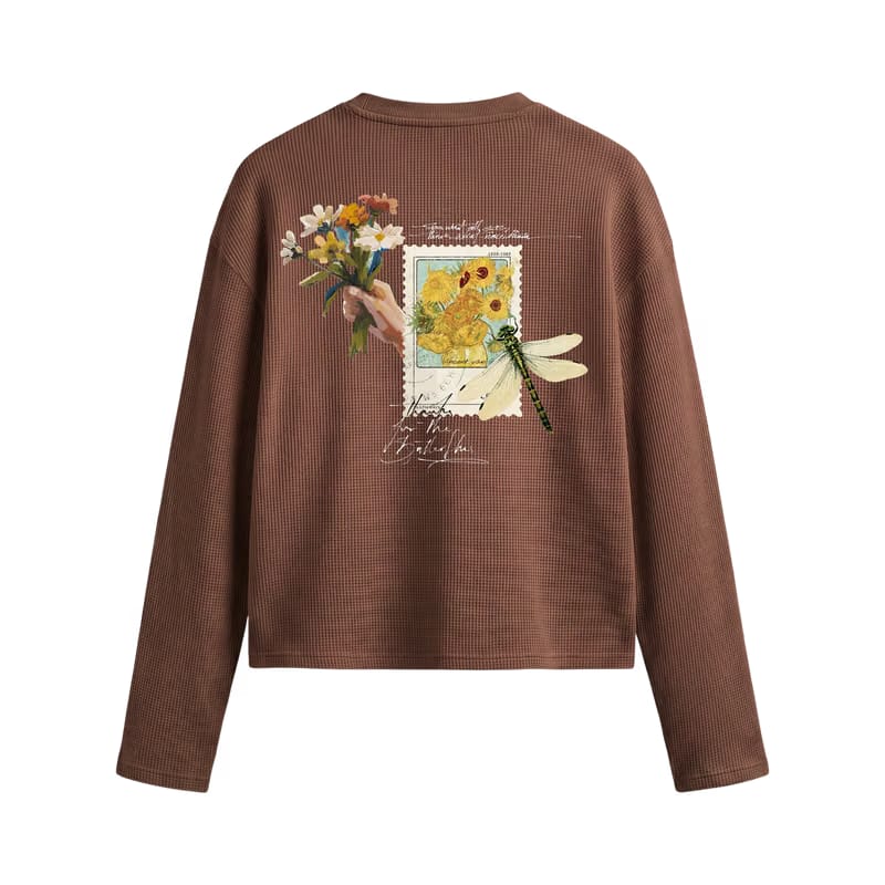 Off Supply Stamped Memories Clay Waffle T-shirt