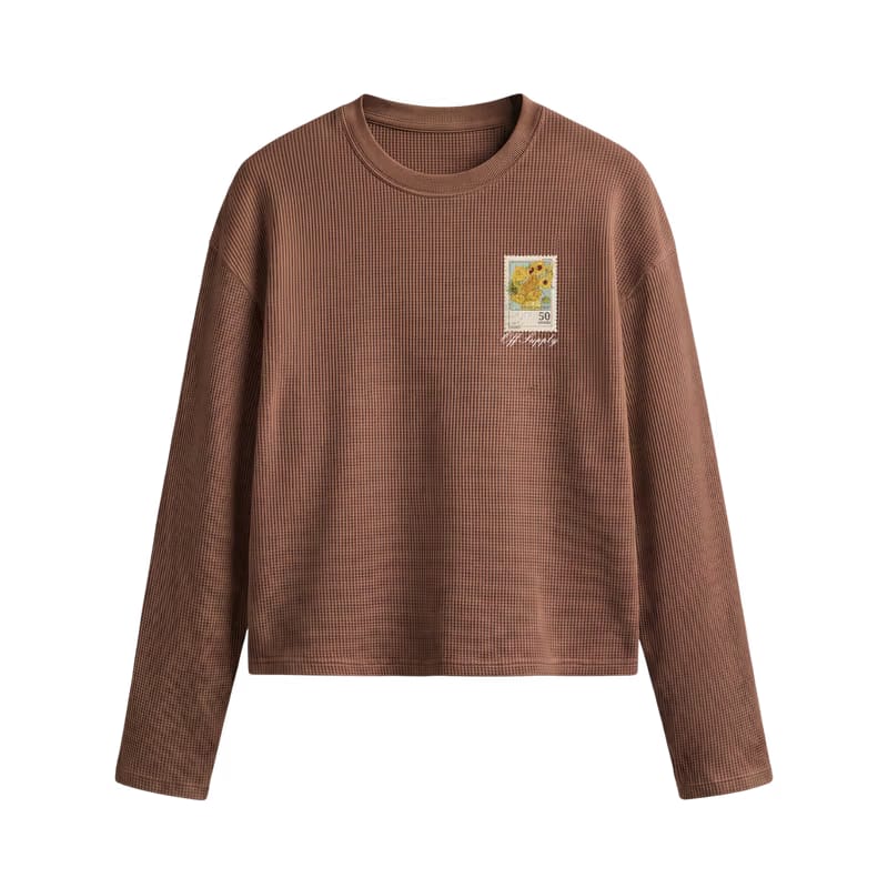 Off Supply Stamped Memories Clay Waffle T-shirt