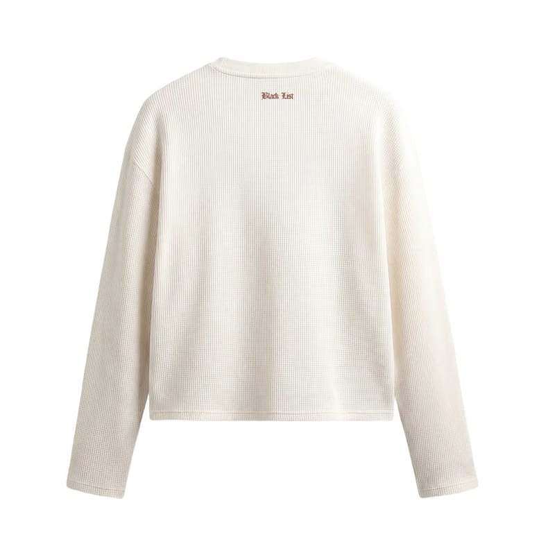 Blacklist Noir Bear Waffle T-shirt Off White