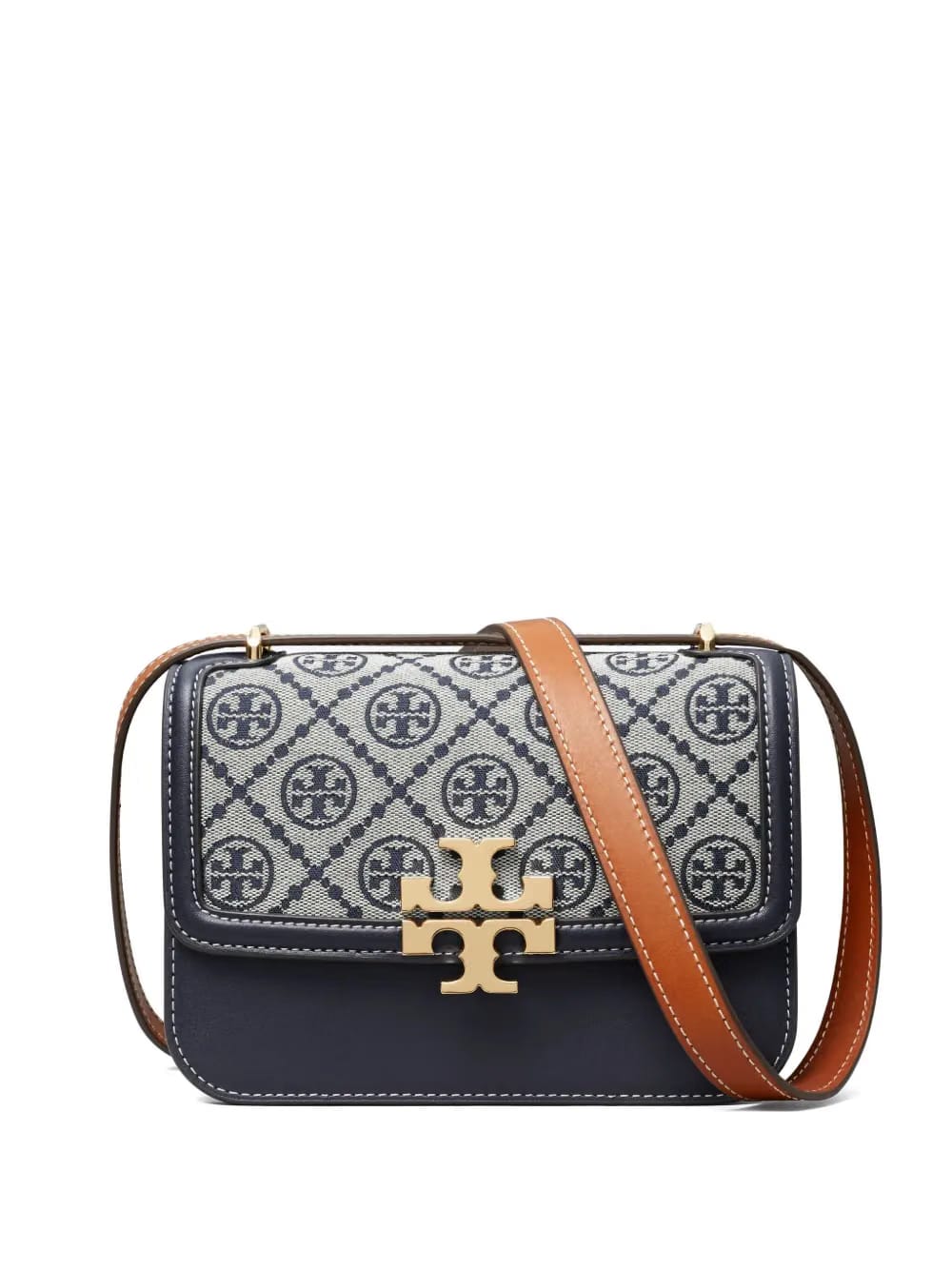 small Eleanor T-monogram canvas shoulder bag