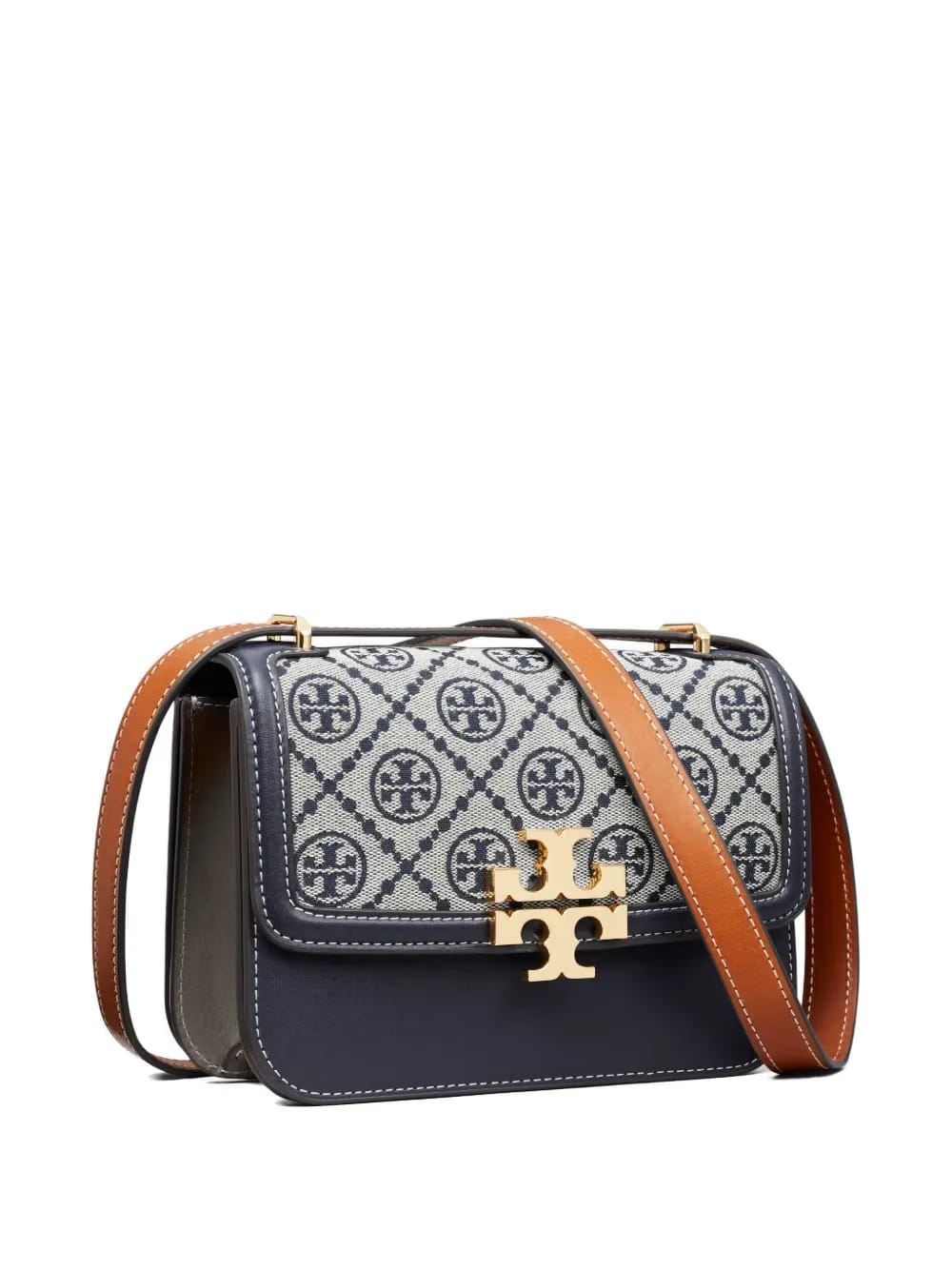 small Eleanor T-monogram canvas shoulder bag