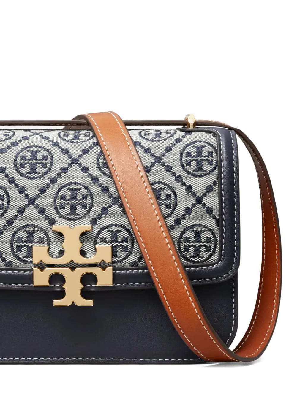 small Eleanor T-monogram canvas shoulder bag