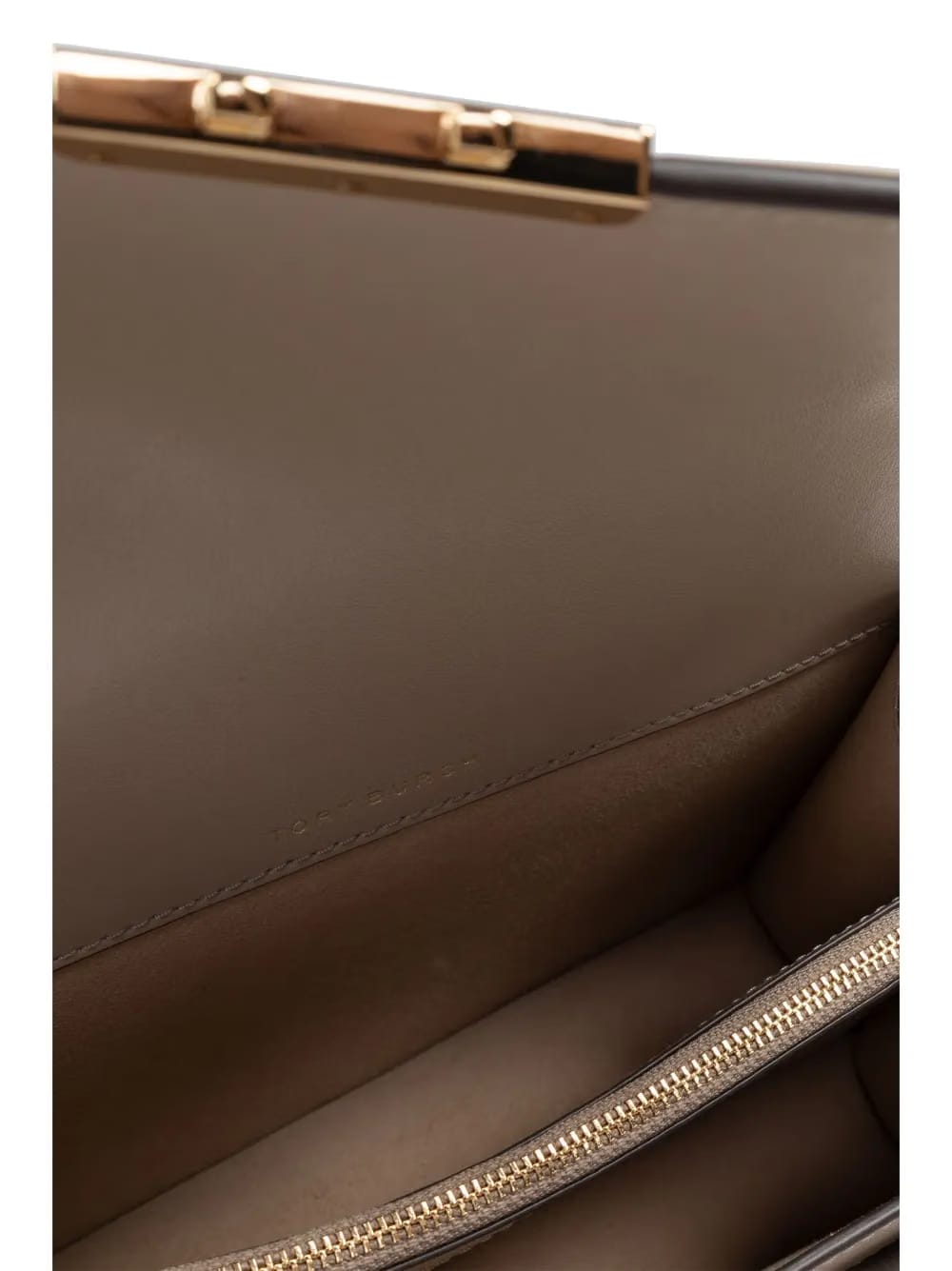T Monogram leather shoulder bag