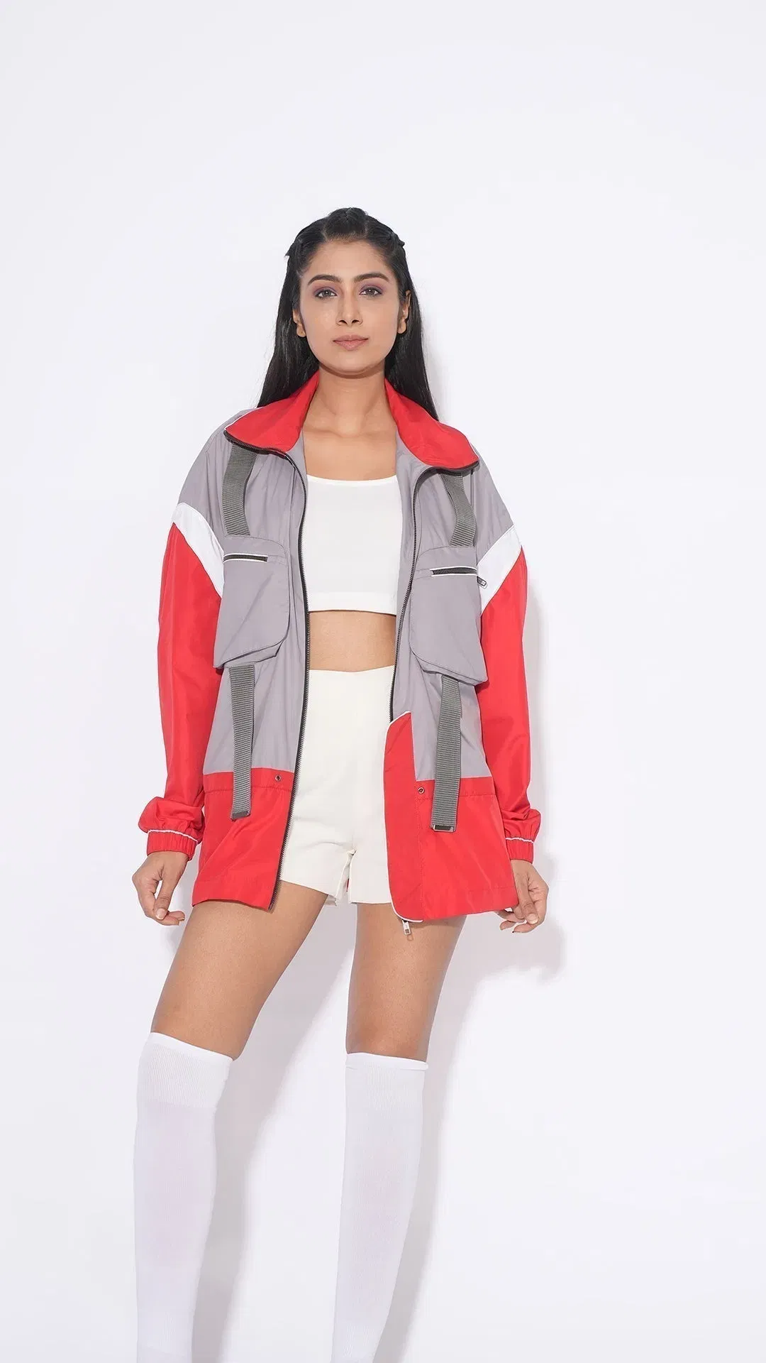 WHITEFIRE UNISEX COLOR BLOCKED JACKET