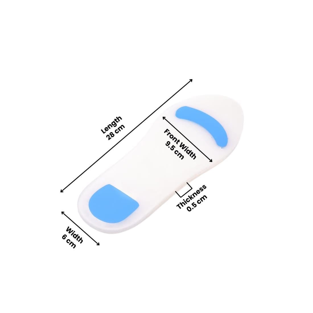 Helios Silicone Insole FOR MEN (SIZE S|M|L|XL)