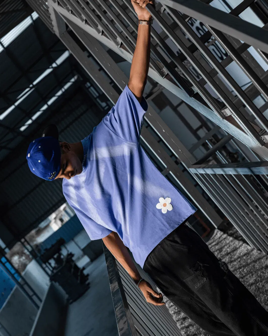 PEACE N PLEASURE BLUE WASH T-Shirt
