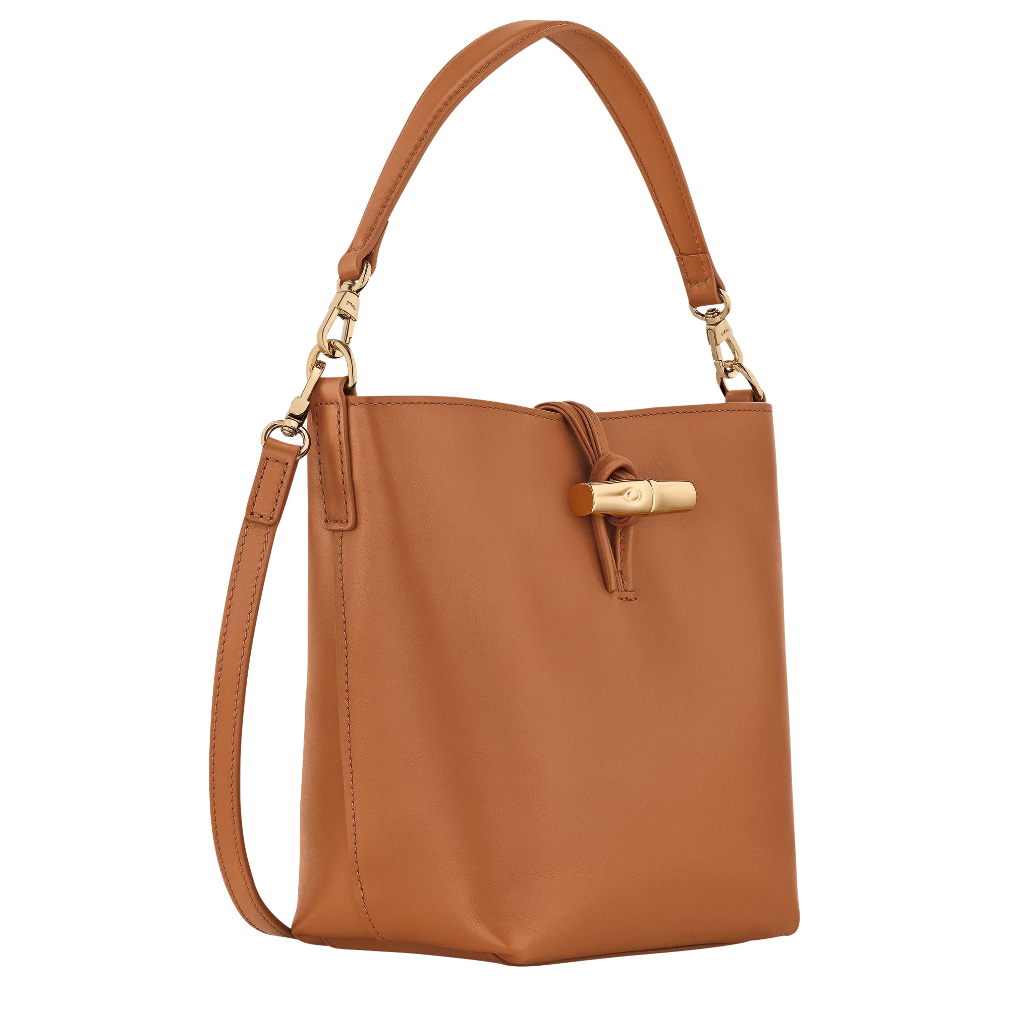 Longchamp Le Roseau XS Bucket bag Cashew