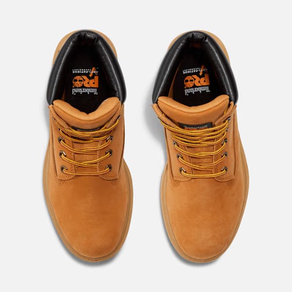 Timberland Direct Attach 6" Soft Toe Waterproof Work Boot Wheat Men'S