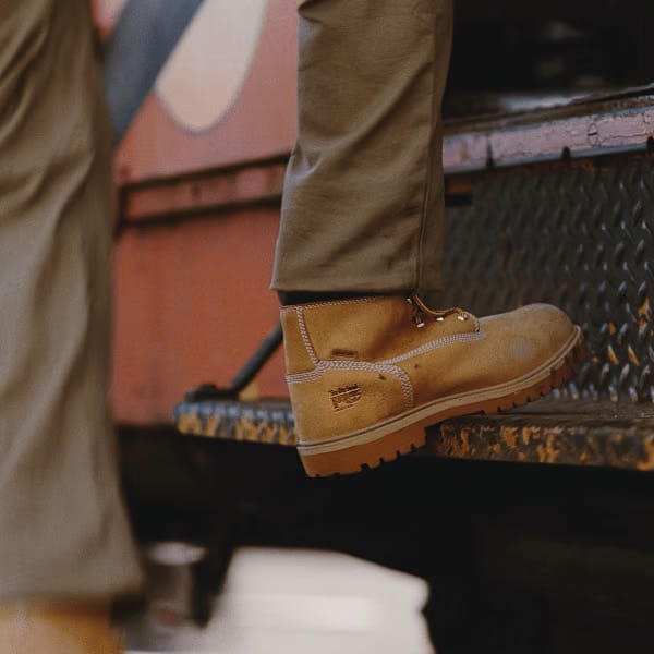 Timberland Direct Attach 6" Soft Toe Waterproof Work Boot Wheat Men'S