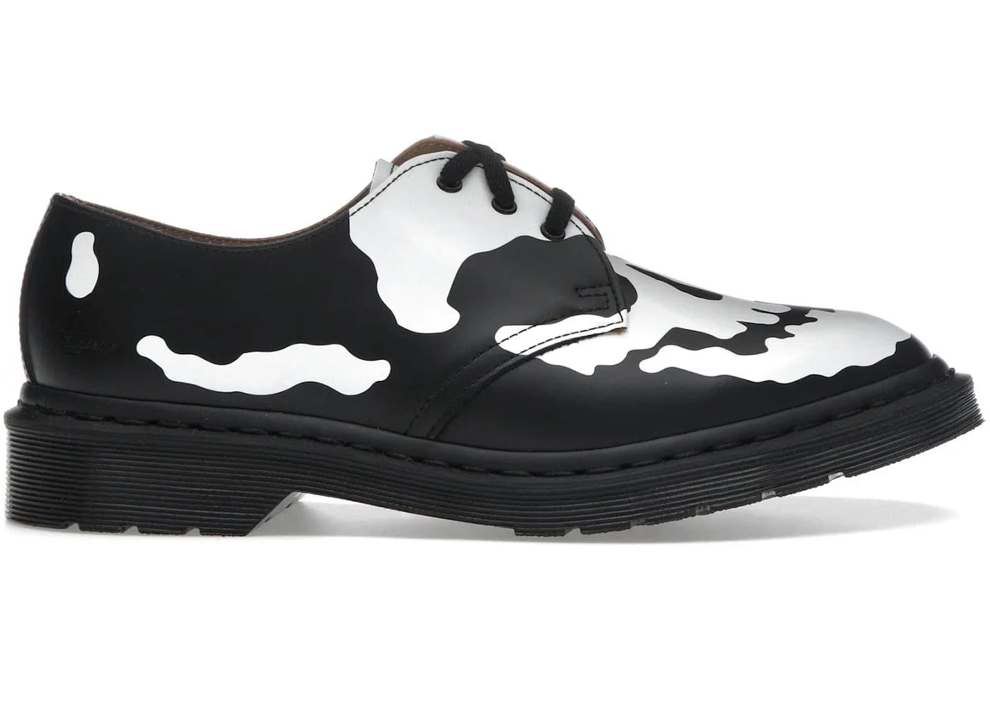 Dr. Martens 1461 3-Eye Shoe Supreme Skull Black White