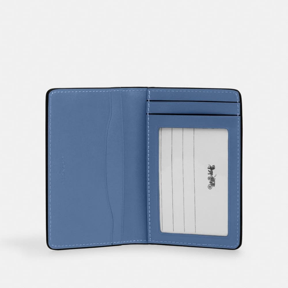 Coach Id Wallet Light Denim